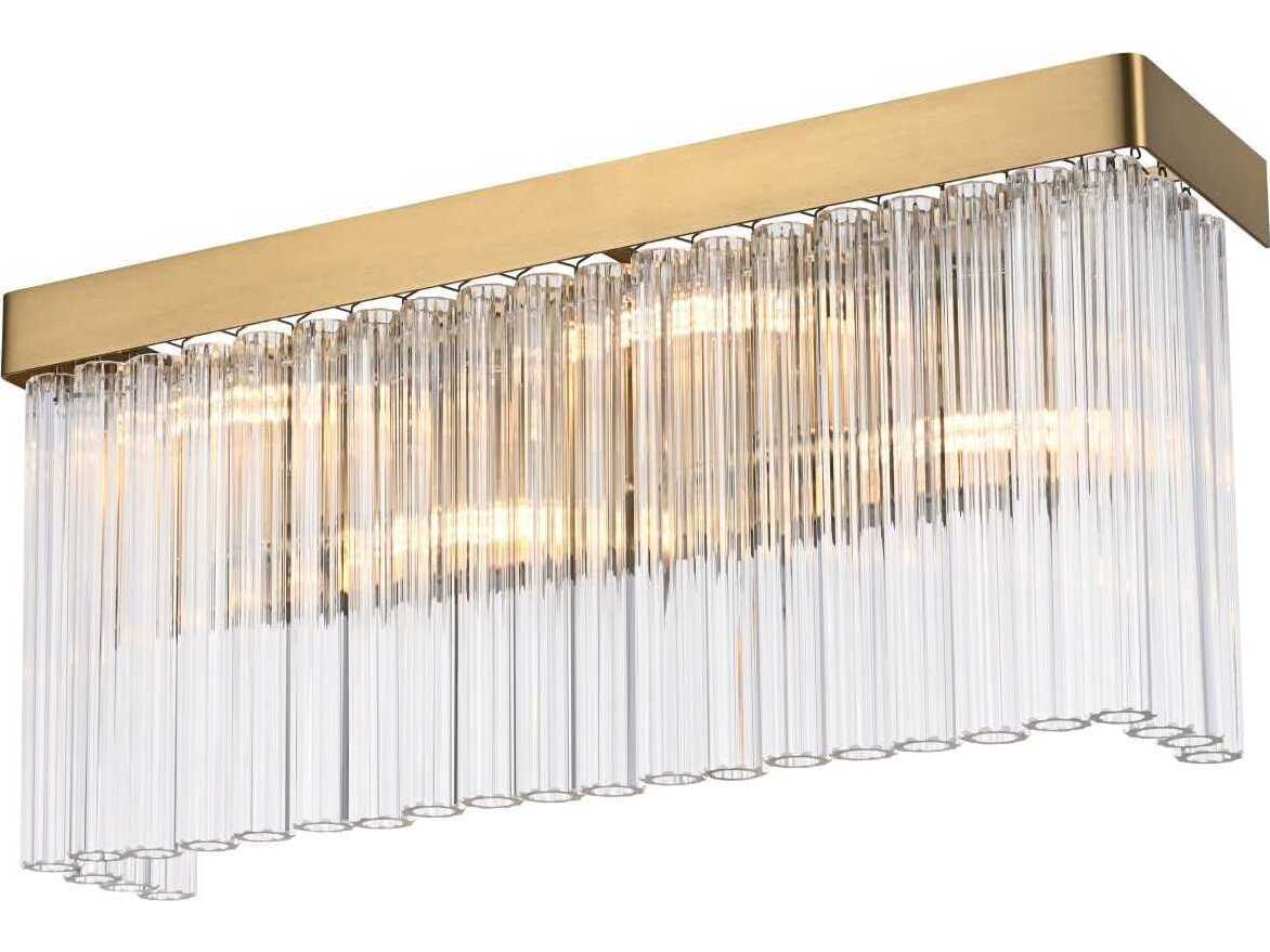 Elegant Lighting Harlow 4-Light Satin Gold Wall Sconce