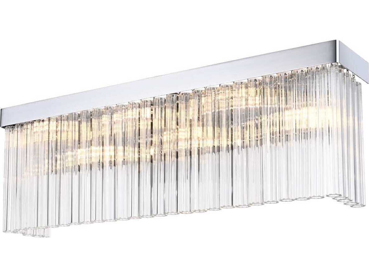 Elegant Lighting Harlow 6-Light Chrome Wall Sconce