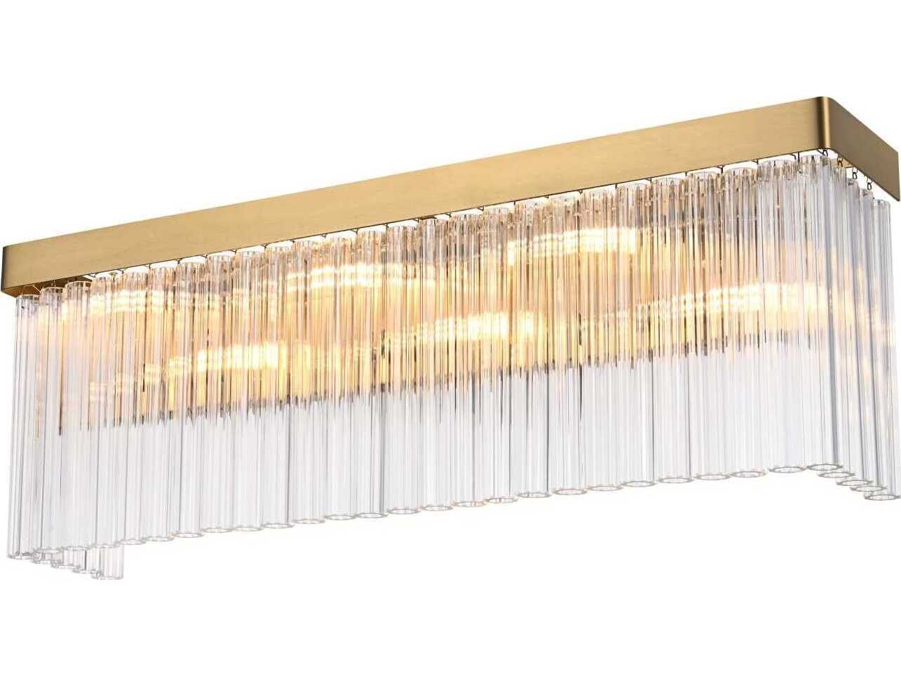 Elegant Lighting Harlow 6-Light Satin Gold Wall Sconce