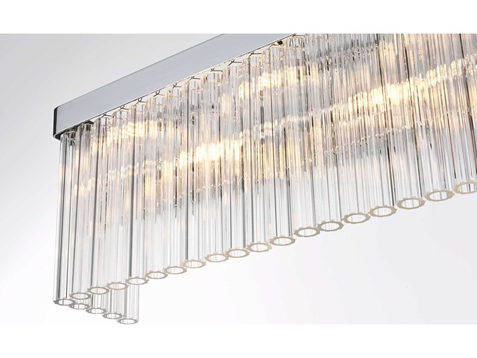 Elegant Lighting Harlow 8-Light Chrome Wall Sconce