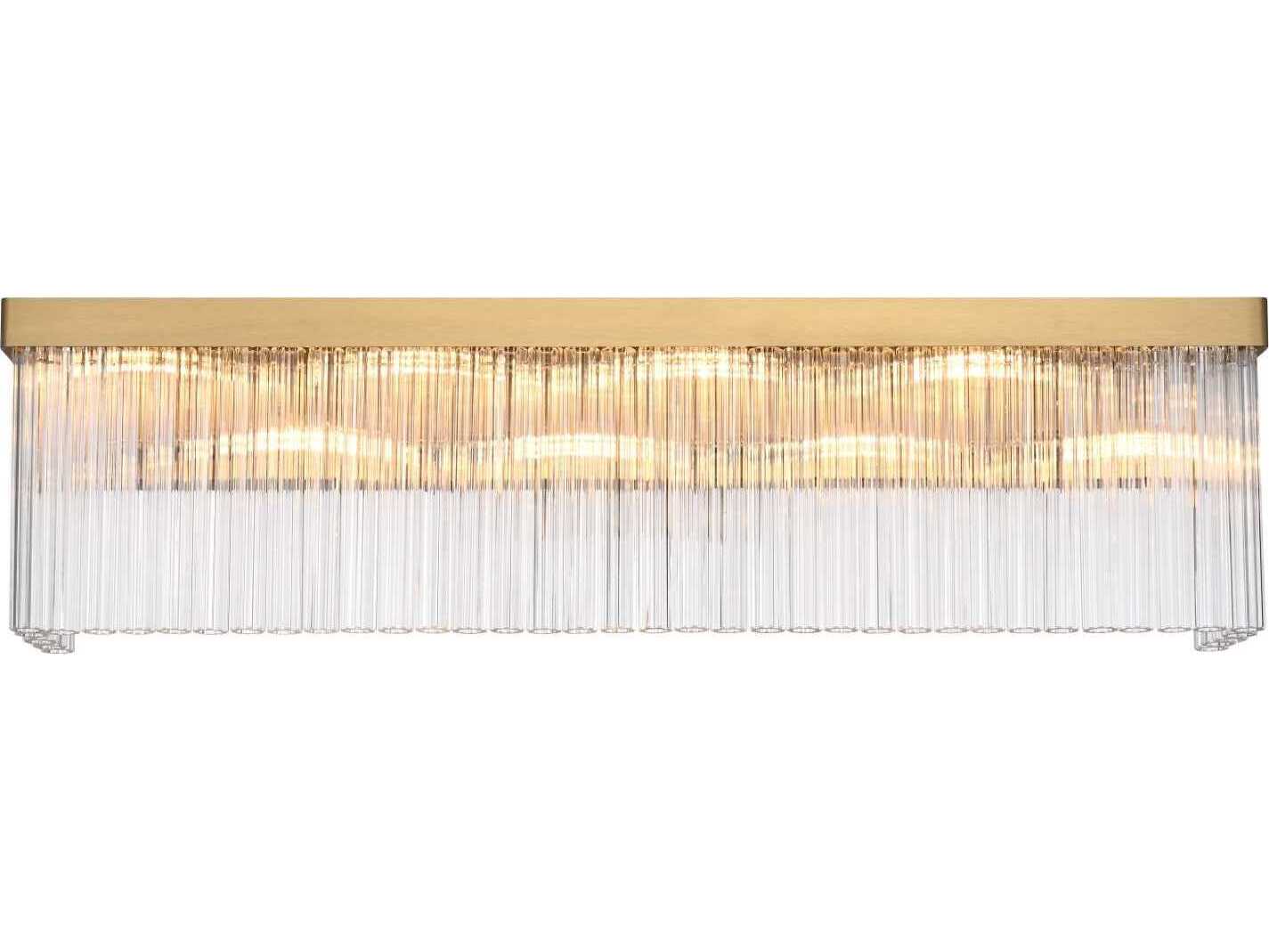 Elegant Lighting Harlow 8-Light Satin Gold Wall Sconce