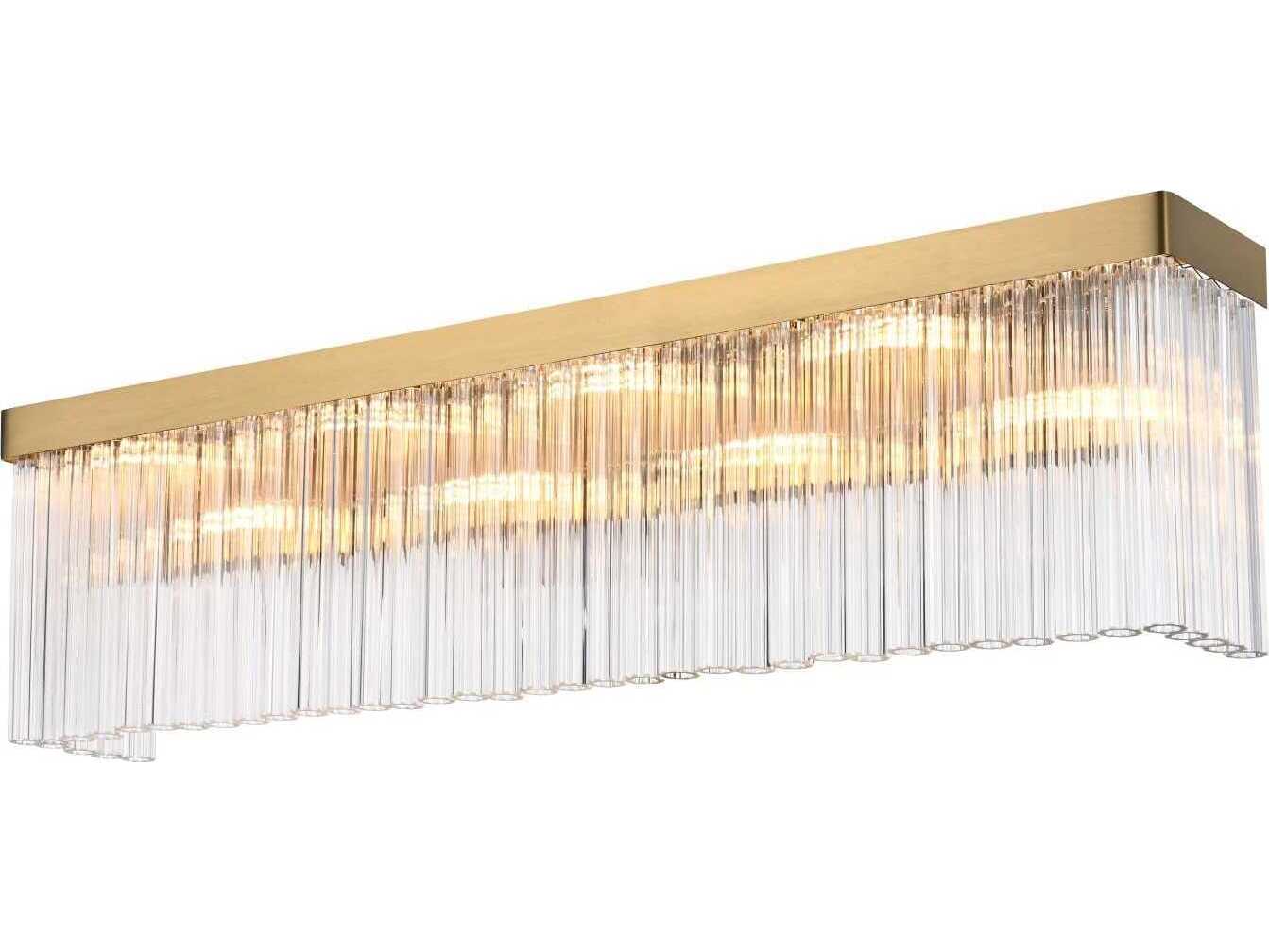 Elegant Lighting Harlow 8-Light Satin Gold Wall Sconce
