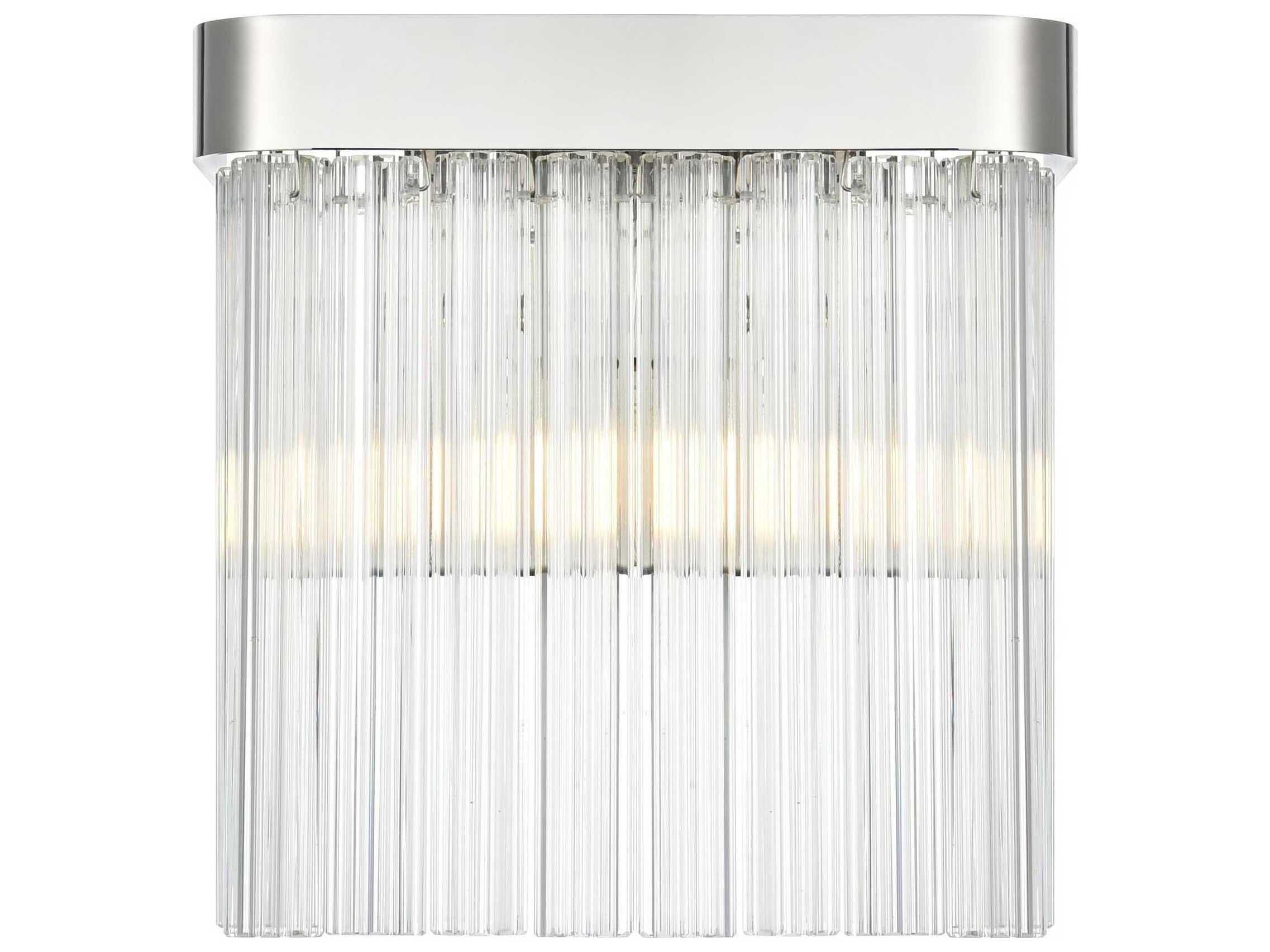 Elegant Lighting Harlow 1-Light Chrome Wall Sconce