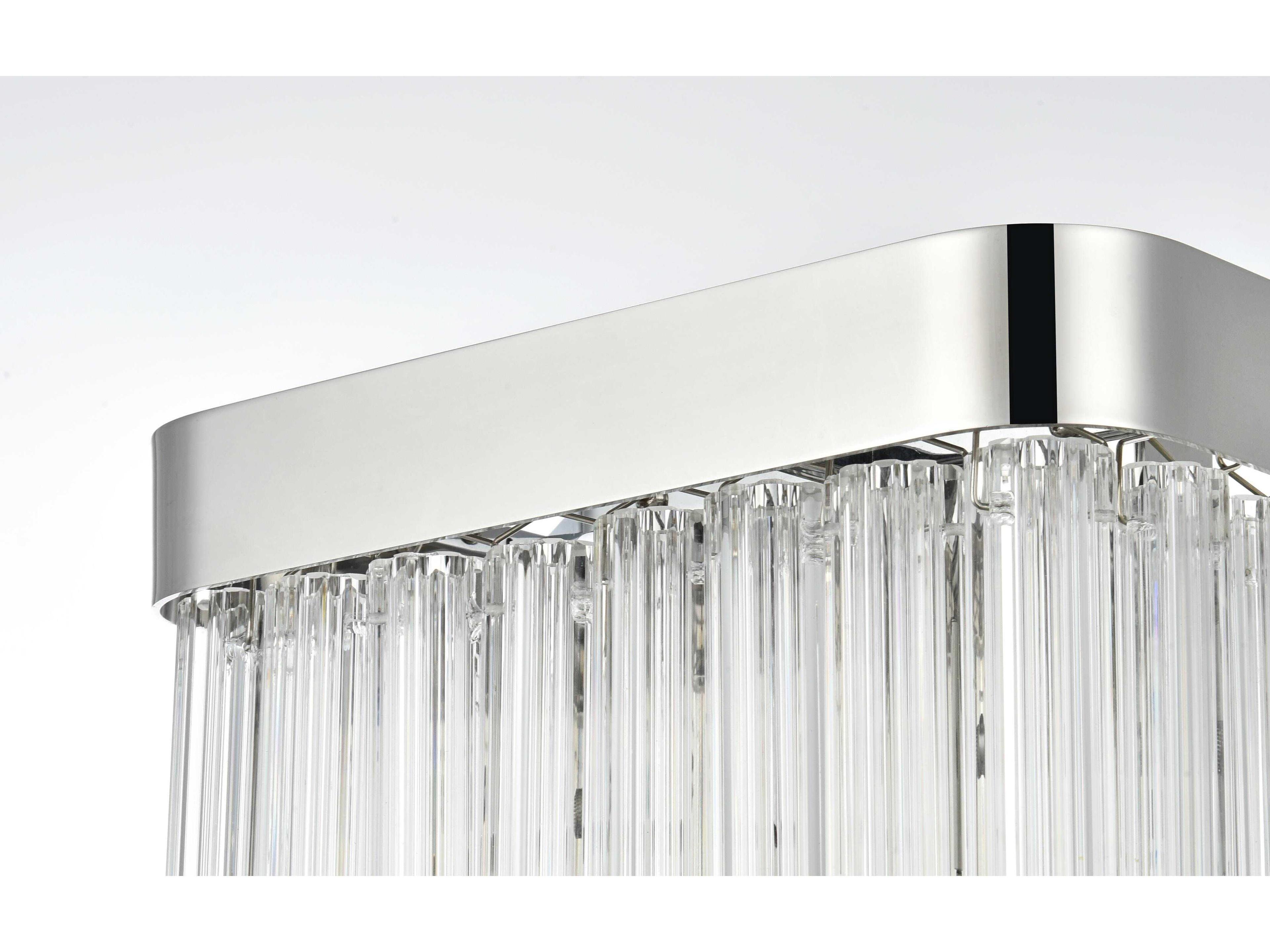 Elegant Lighting Harlow 1-Light Chrome Wall Sconce