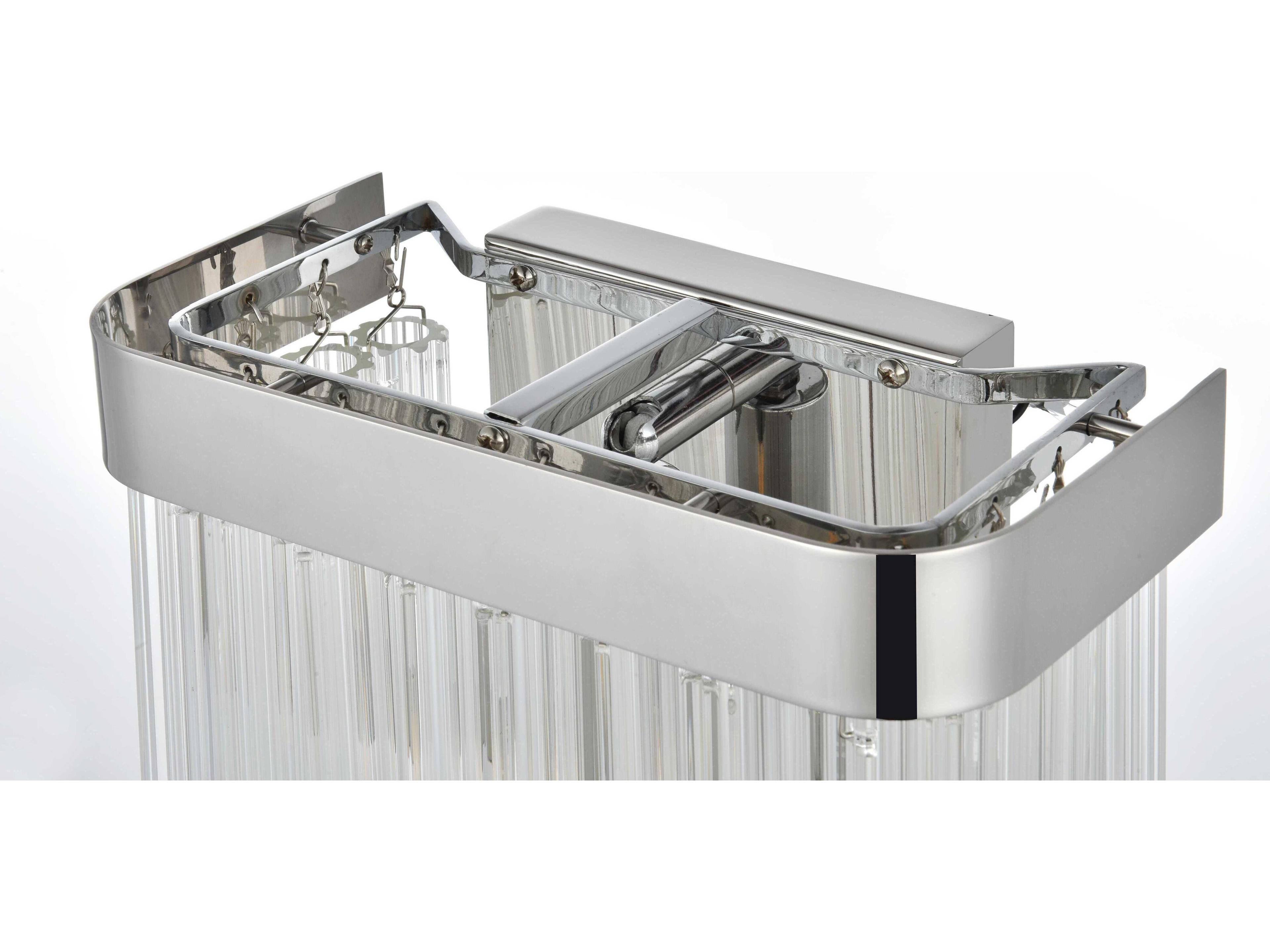 Elegant Lighting Harlow 1-Light Chrome Wall Sconce