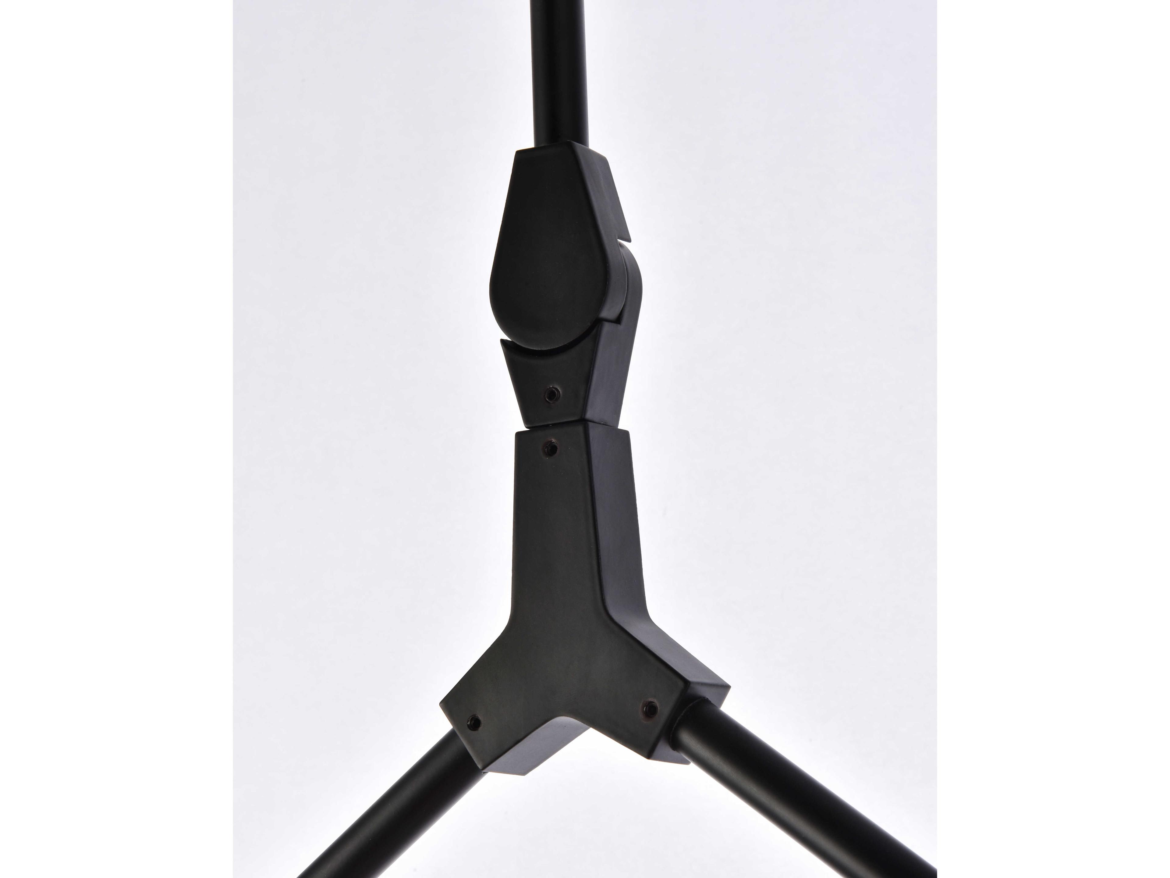 Elegant Lighting Cavoli 5-Light Black And Clear Glass Chandelier