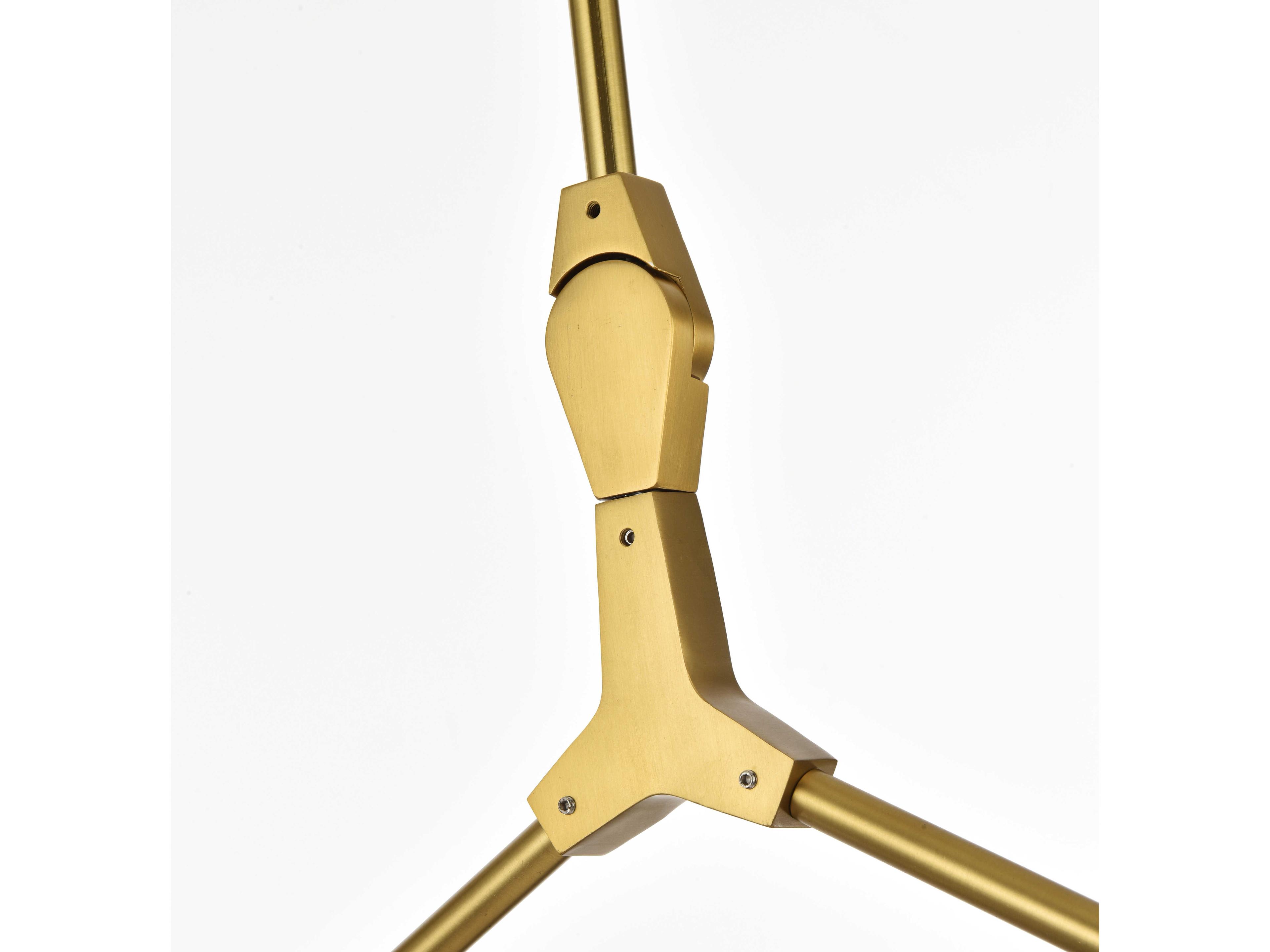 Elegant Lighting Cavoli 6-Light Brass Globe Chandelier