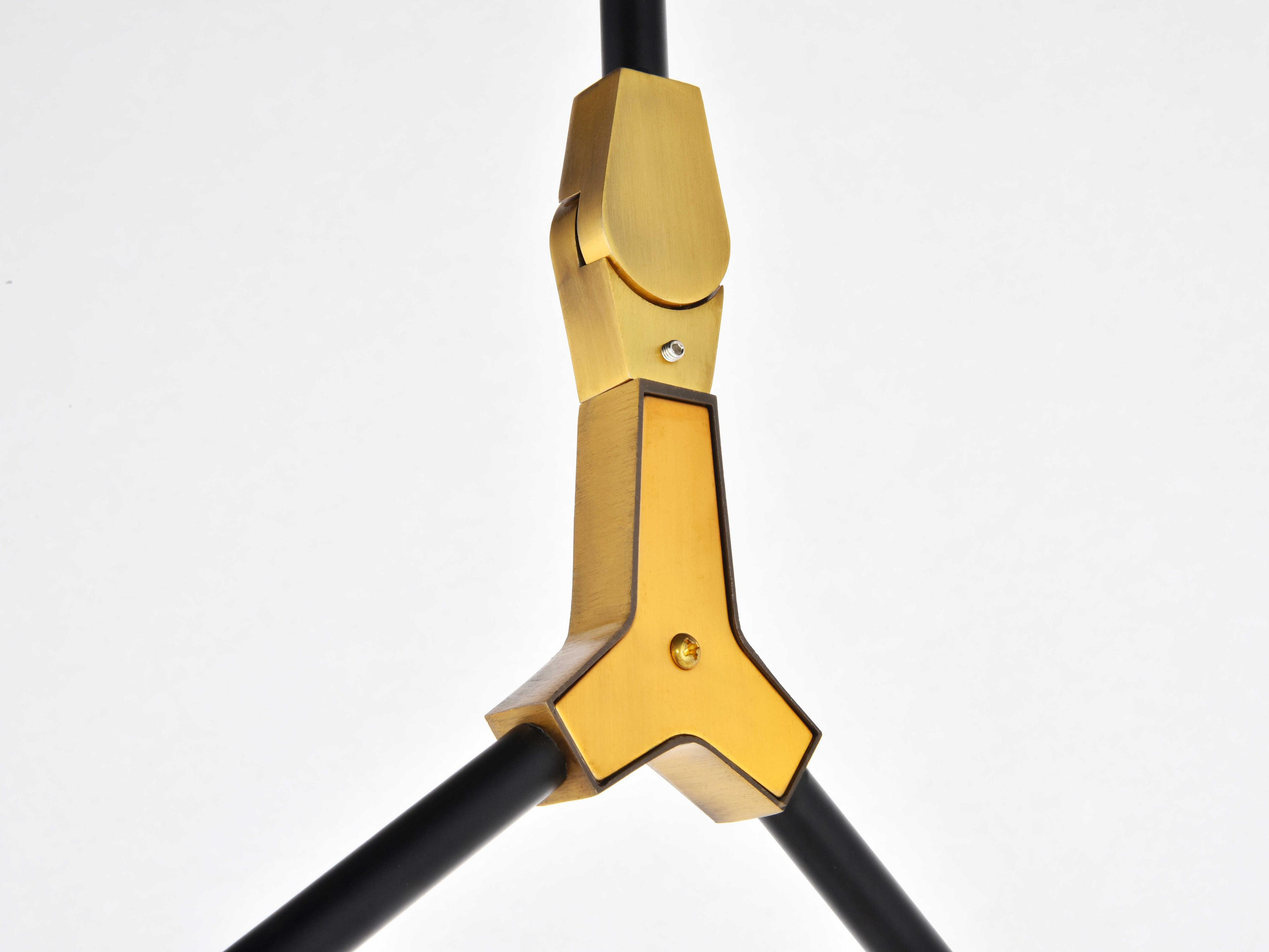 Elegant Lighting Cavoli 7-Light Light Antique Brass Flat Black Clear Glass Linear Island Pendant