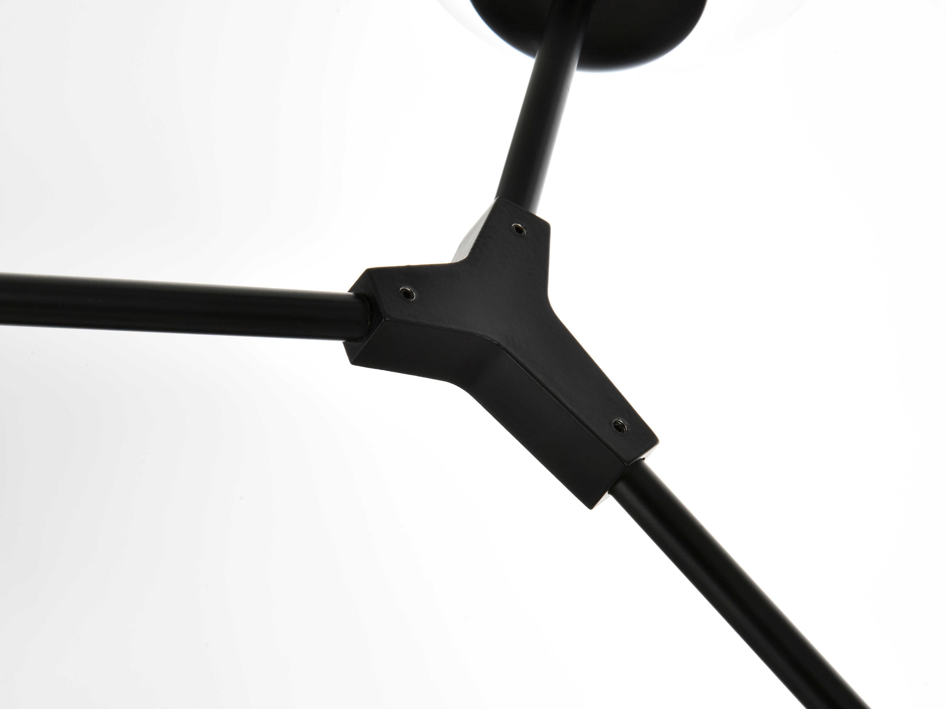 Elegant Lighting Cavoli 8-Light Black Globe Chandelier