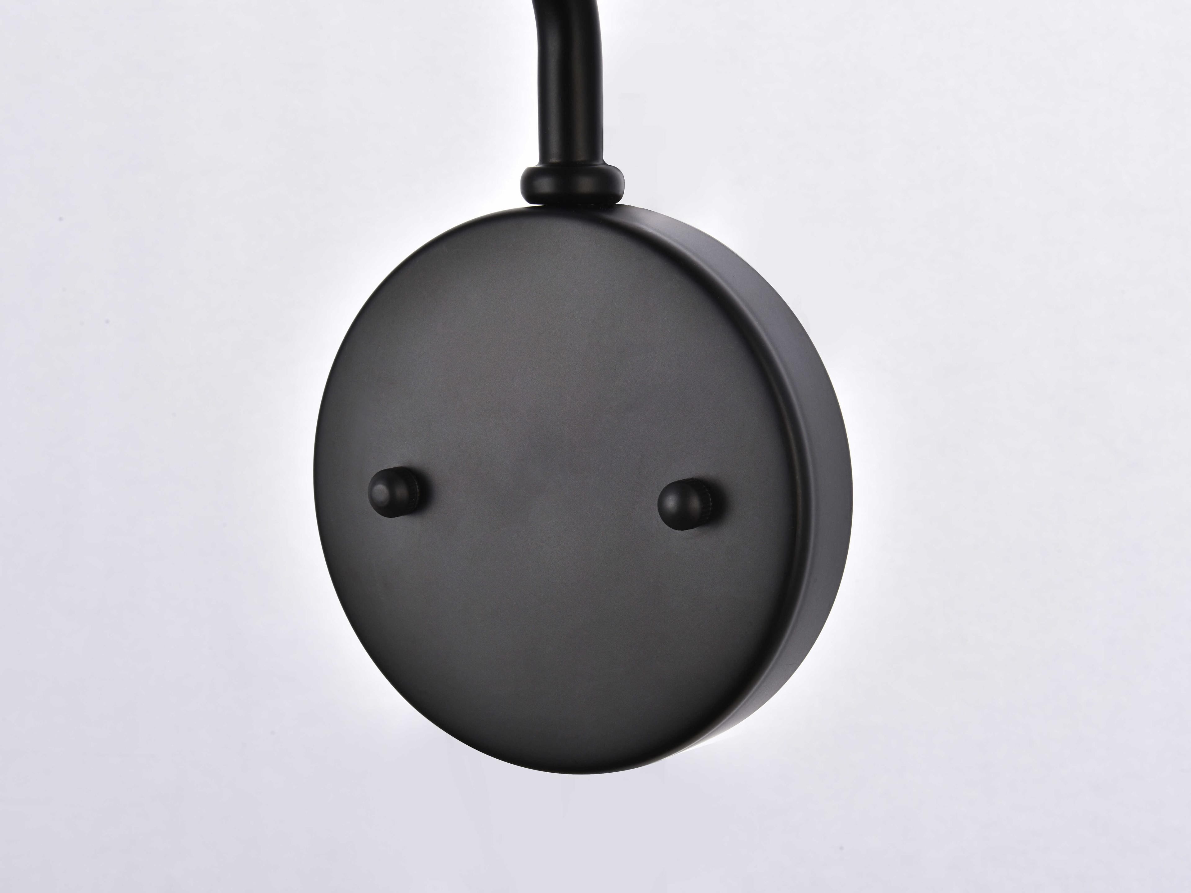 Elegant Lighting Cavoli 2-Light Black Wall Sconce