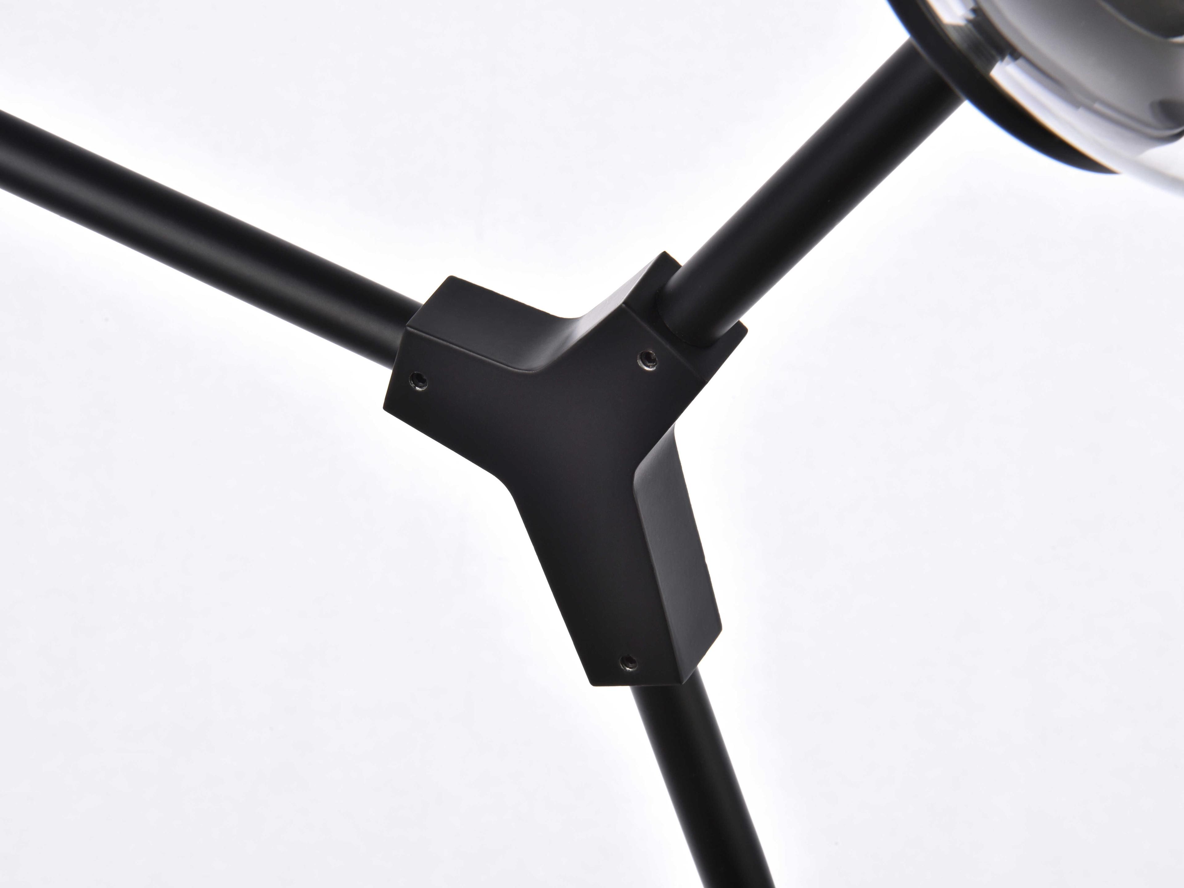 Elegant Lighting Cavoli 2-Light Black Wall Sconce