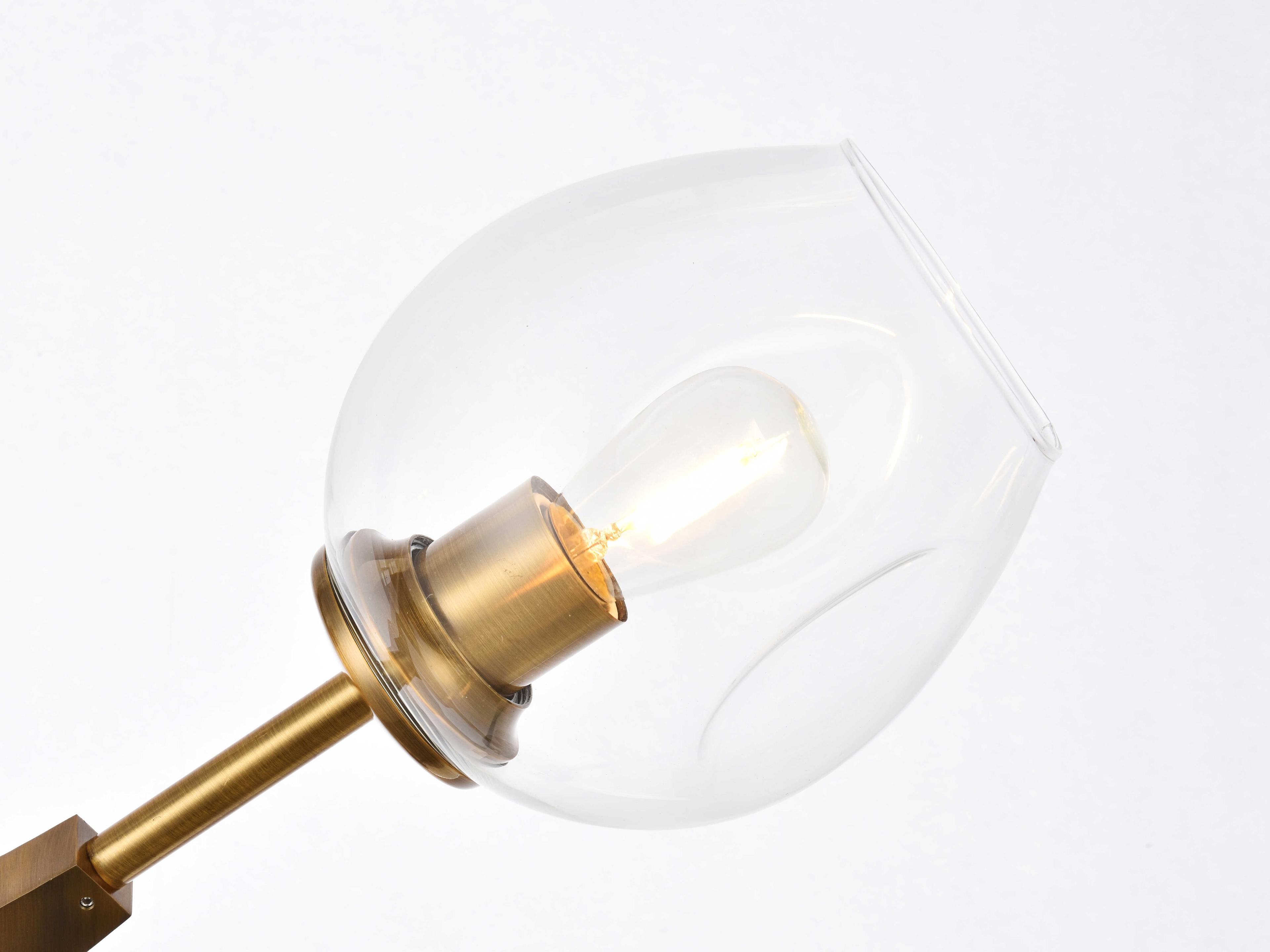 Elegant Lighting Cavoli 2-Light Brass Wall Sconce