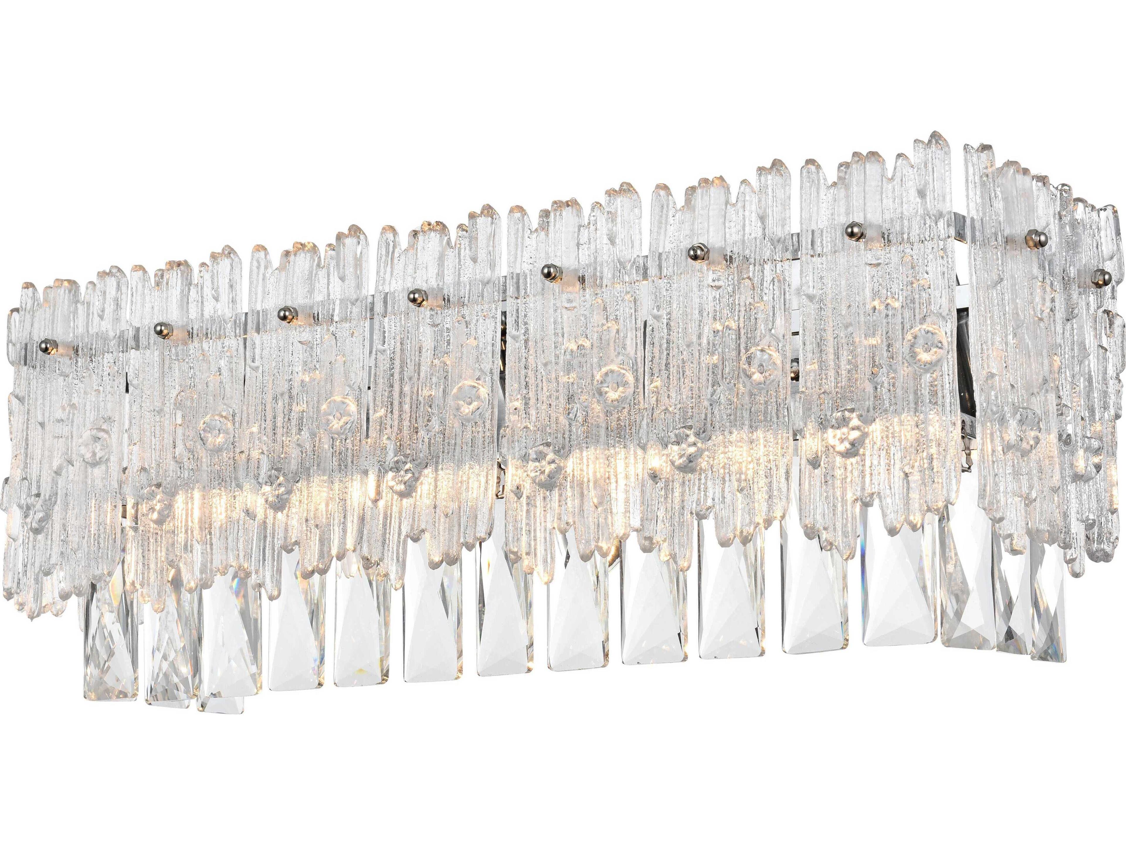 Elegant Lighting Emilia 4-Light Chrome Wall Sconce