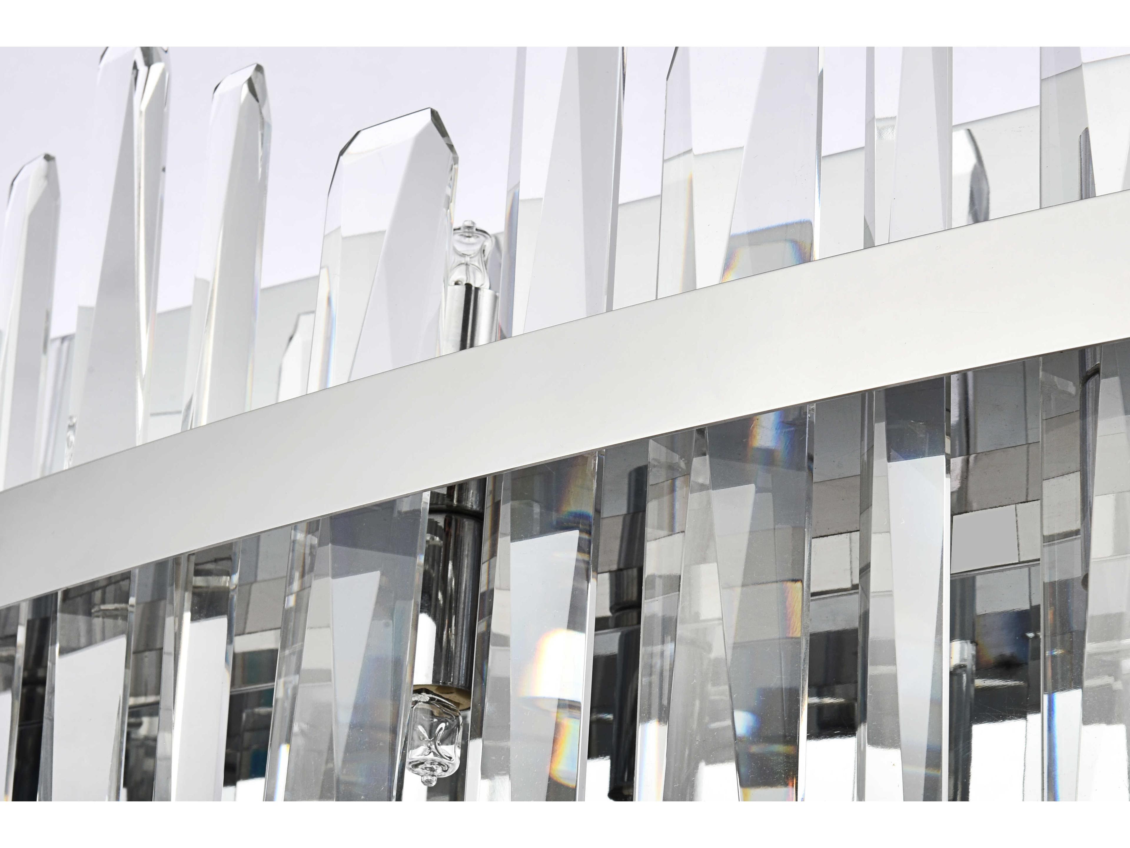 Elegant Lighting Serena 6-Light Chrome Crystal Vanity Light