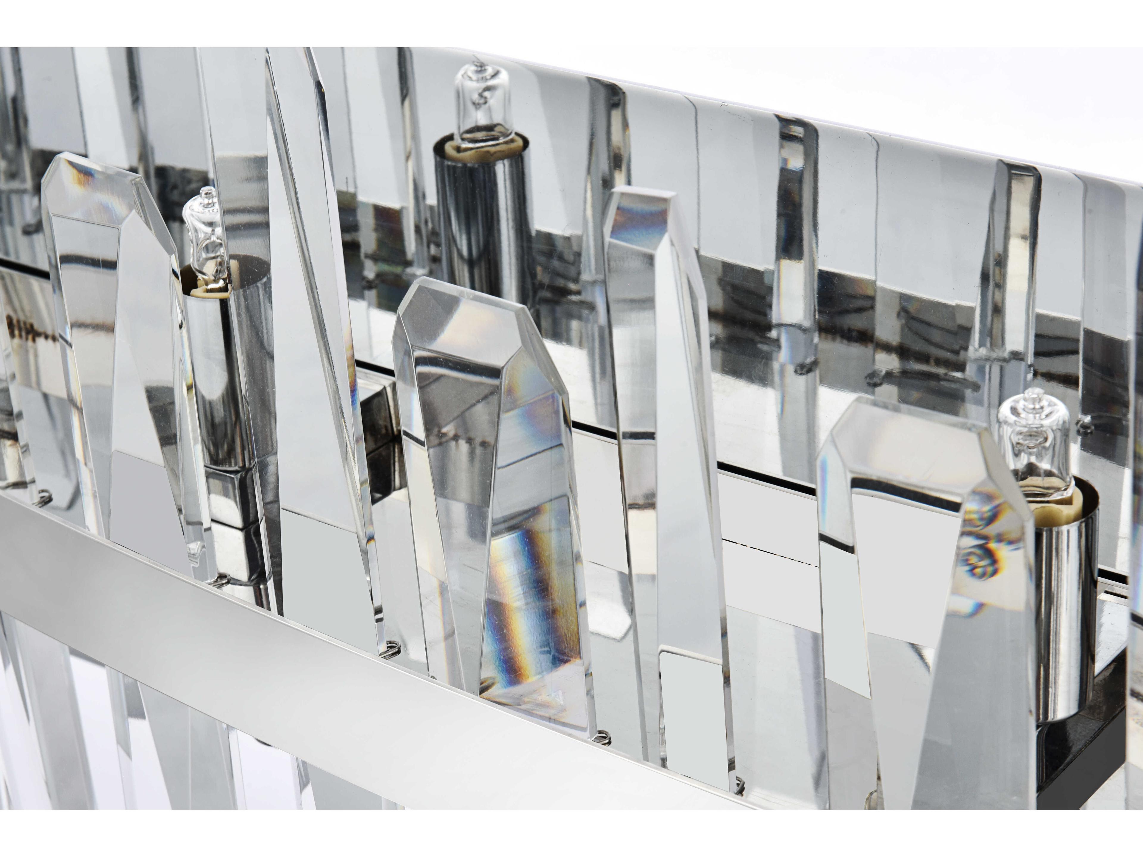 Elegant Lighting Serena 6-Light Chrome Crystal Vanity Light