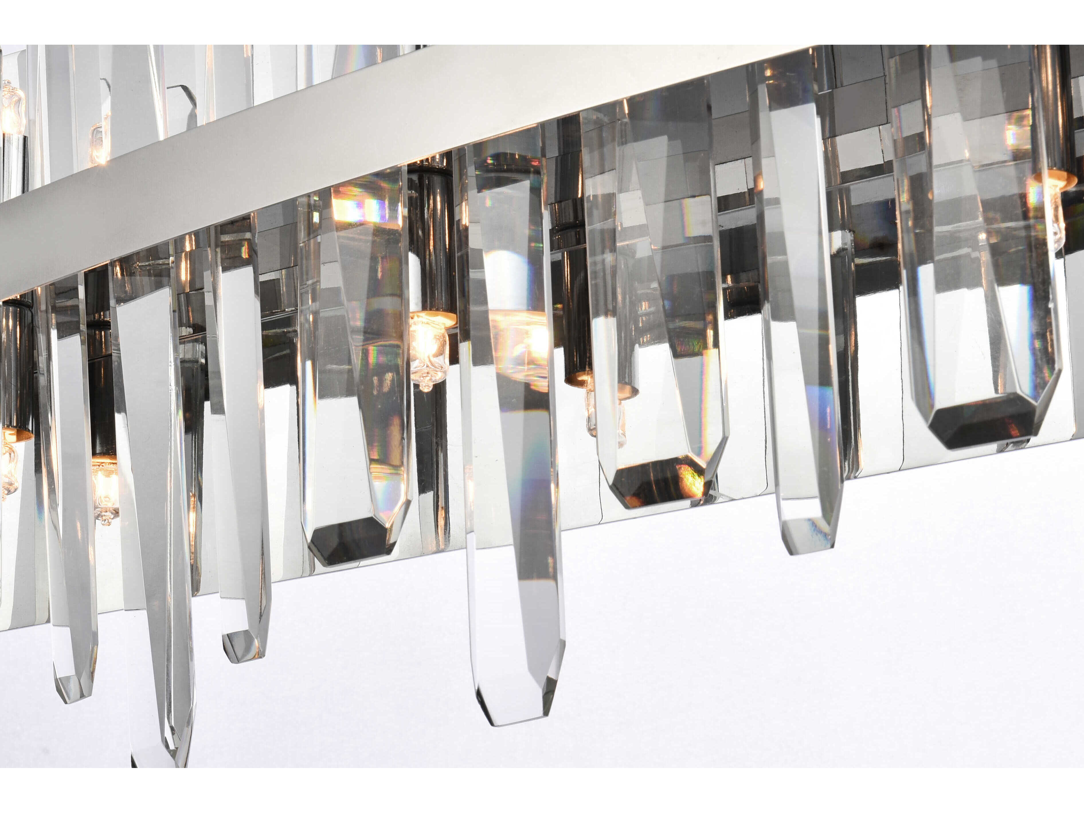 Elegant Lighting Serena 10-Light Chrome Crystal Vanity Light