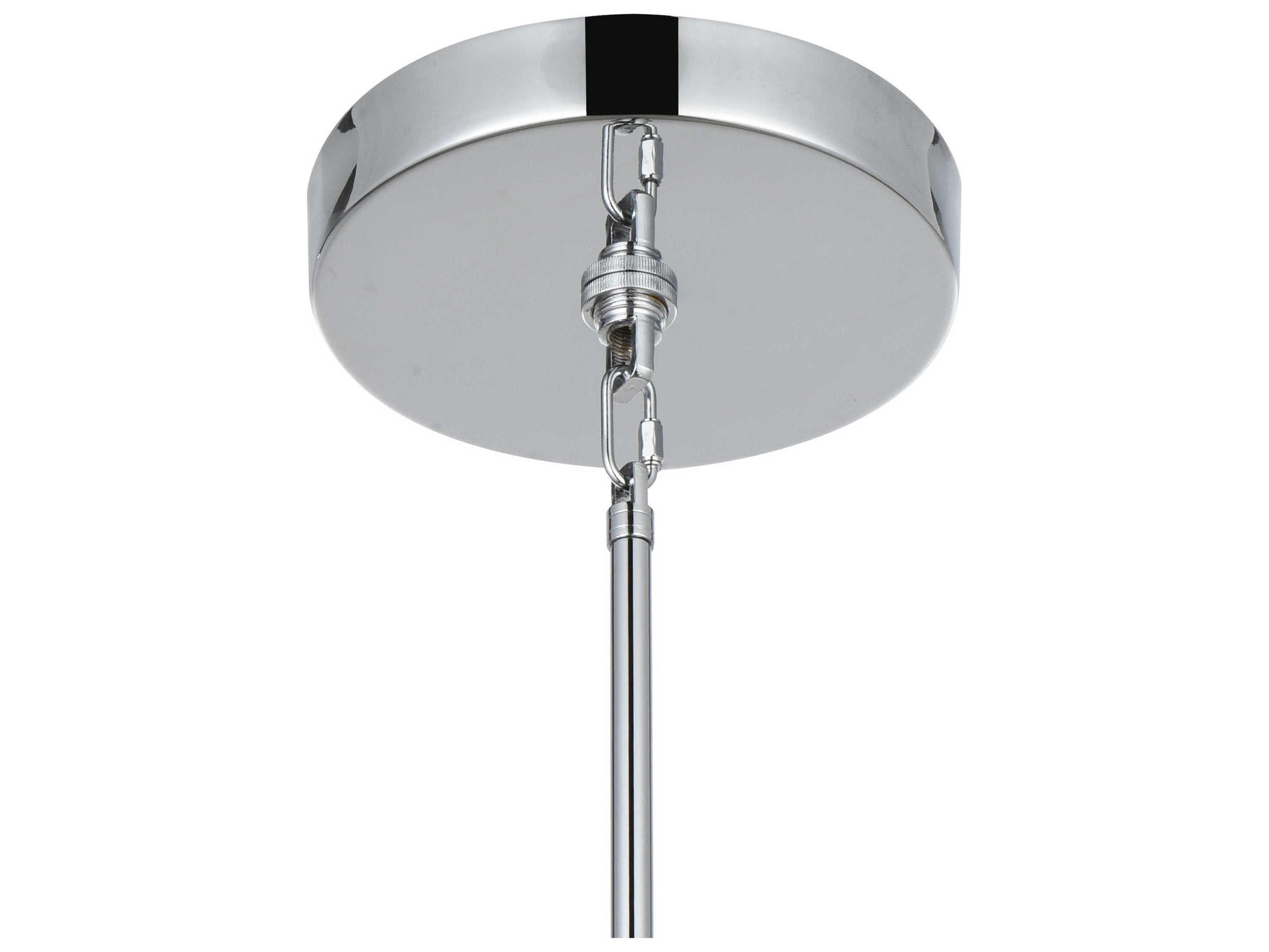 Elegant Lighting Sienna 30-Light Chrome Sputnik Pendant