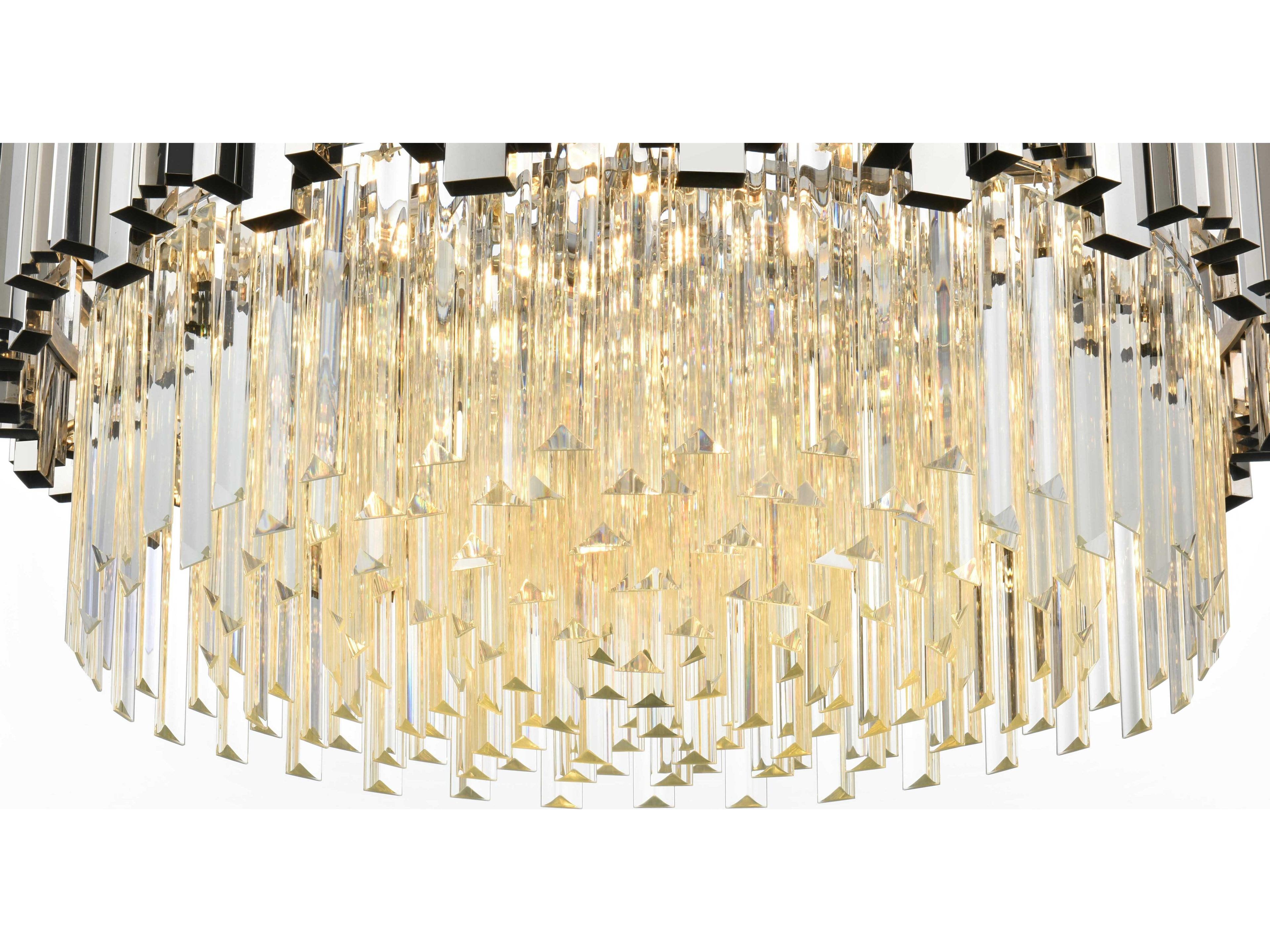 Elegant Lighting Willow 8-Light Chrome Drum Chandelier