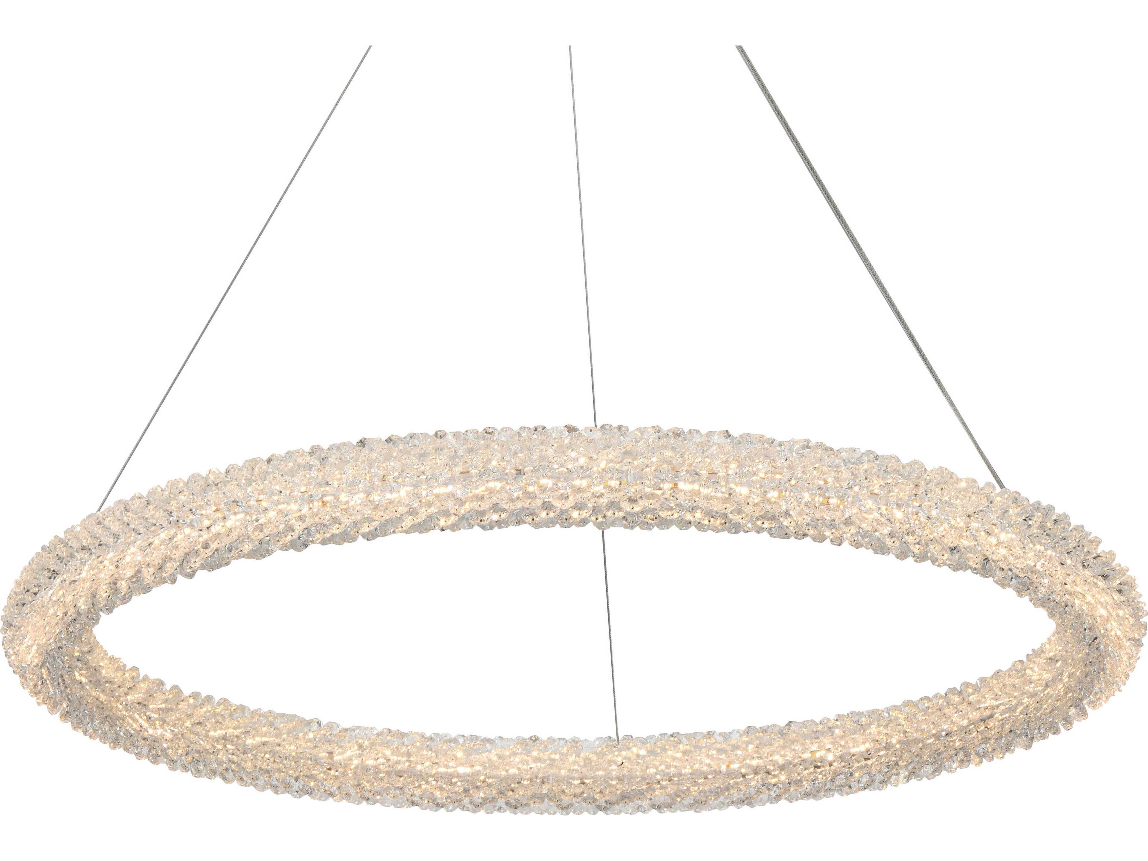 Elegant Lighting Bowen 1-Light Satin Gold Round Pendant