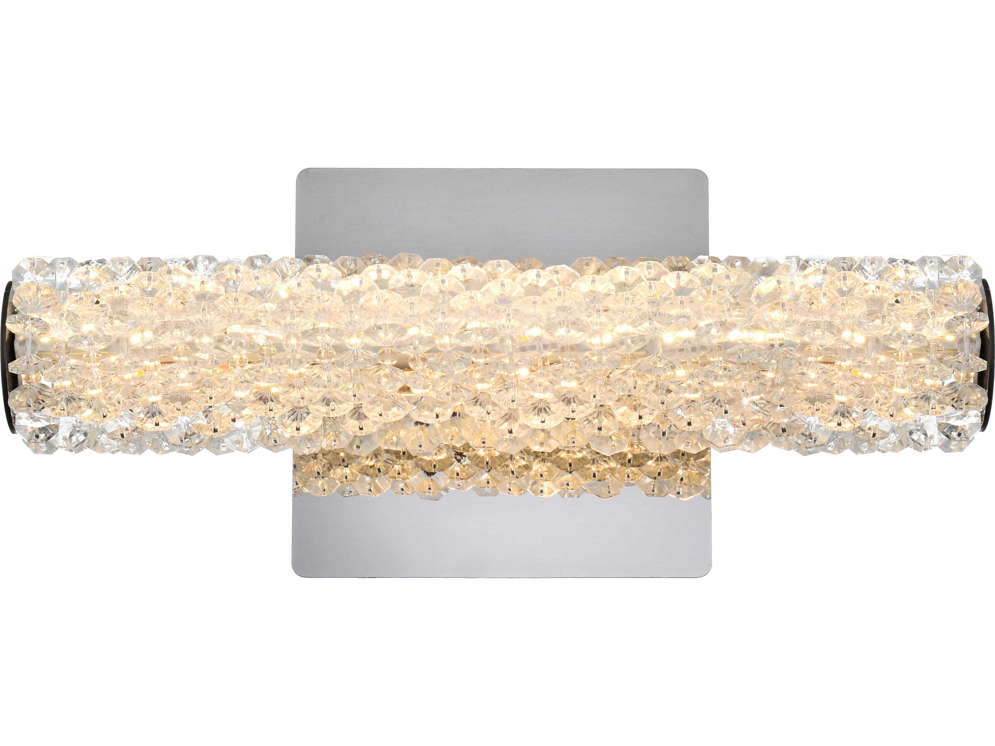 Elegant Lighting Bowen 1-Light Chrome Wall Sconce