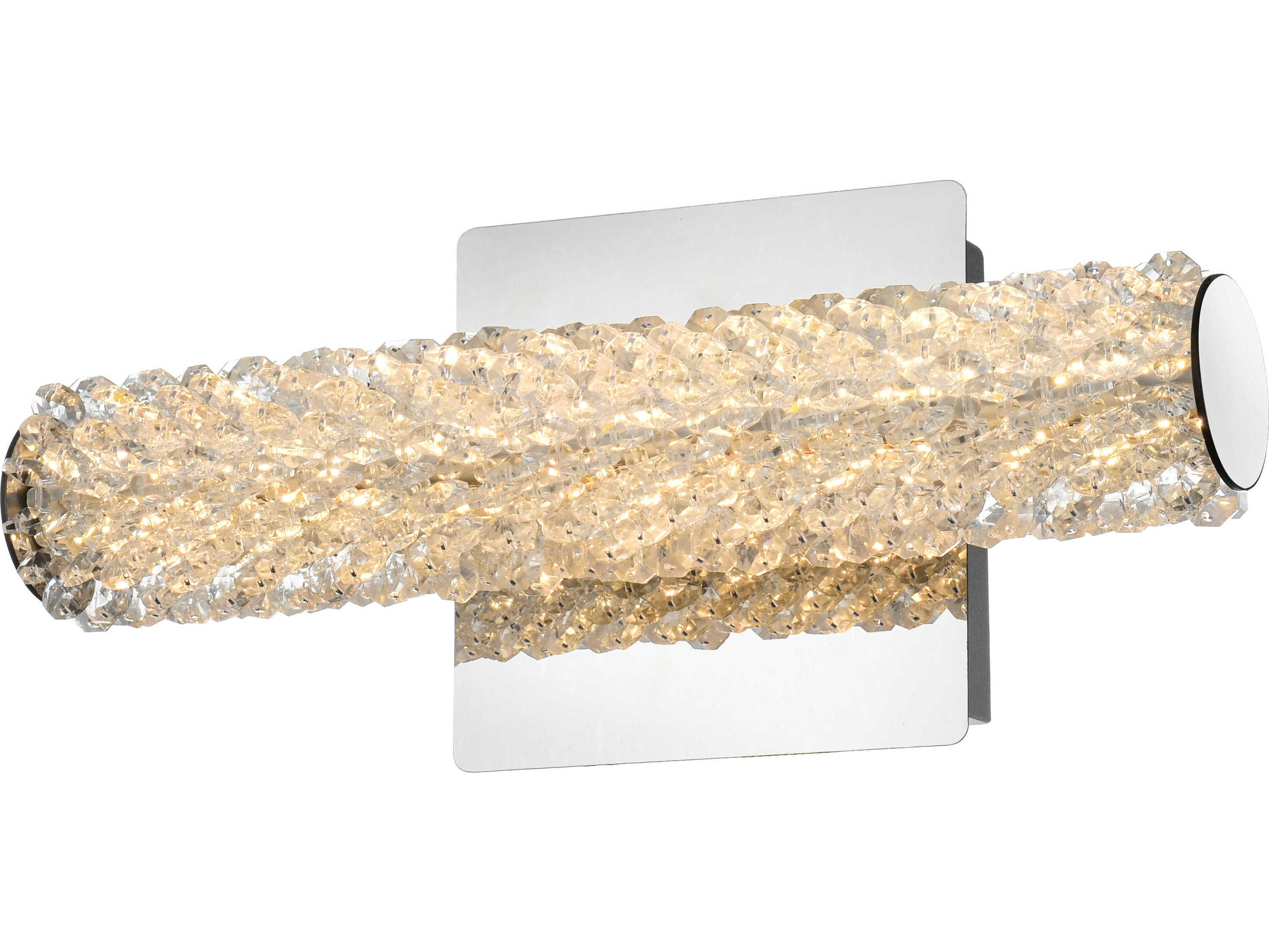 Elegant Lighting Bowen 1-Light Chrome Wall Sconce