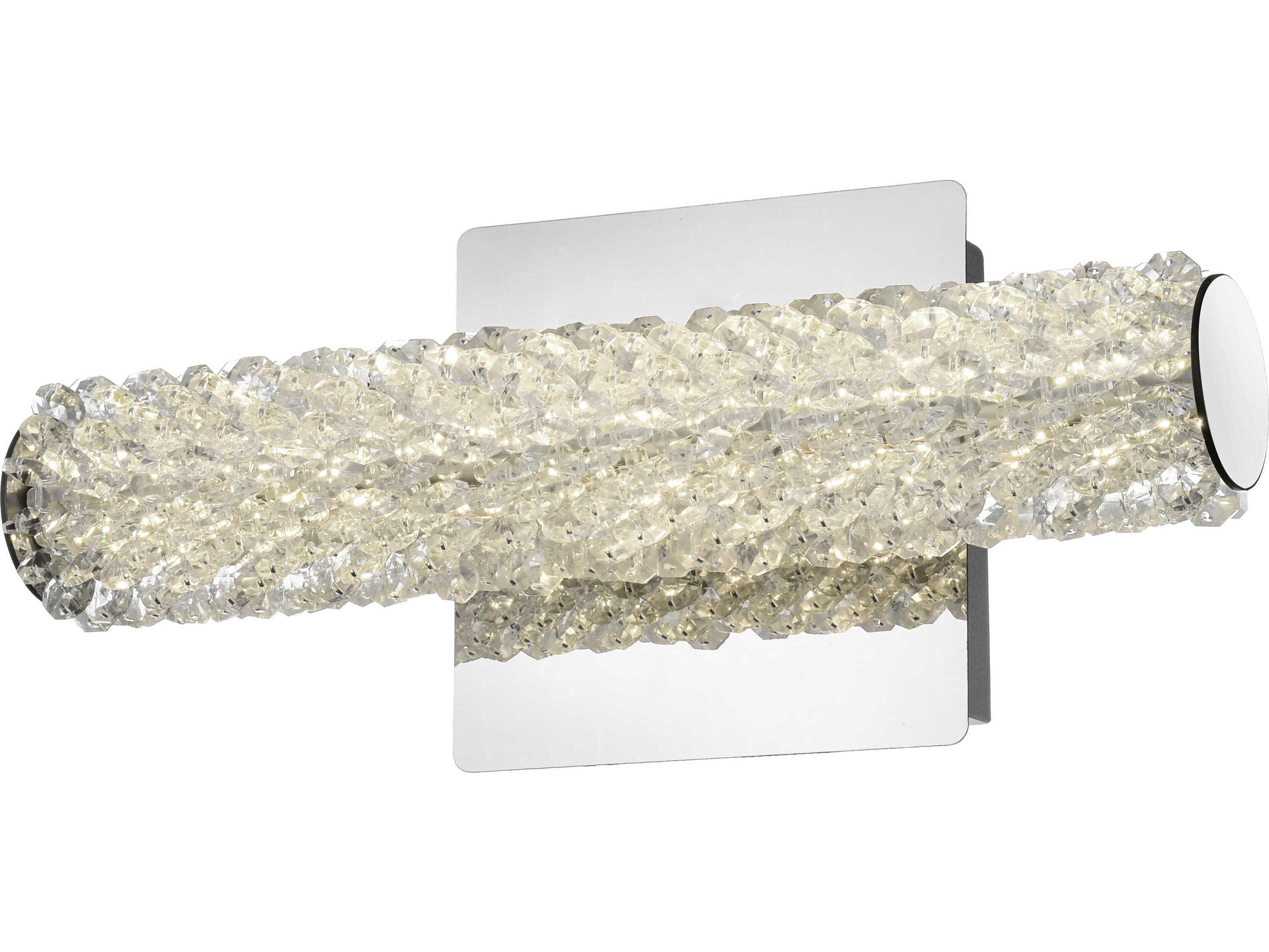 Elegant Lighting Bowen 1-Light Chrome Wall Sconce