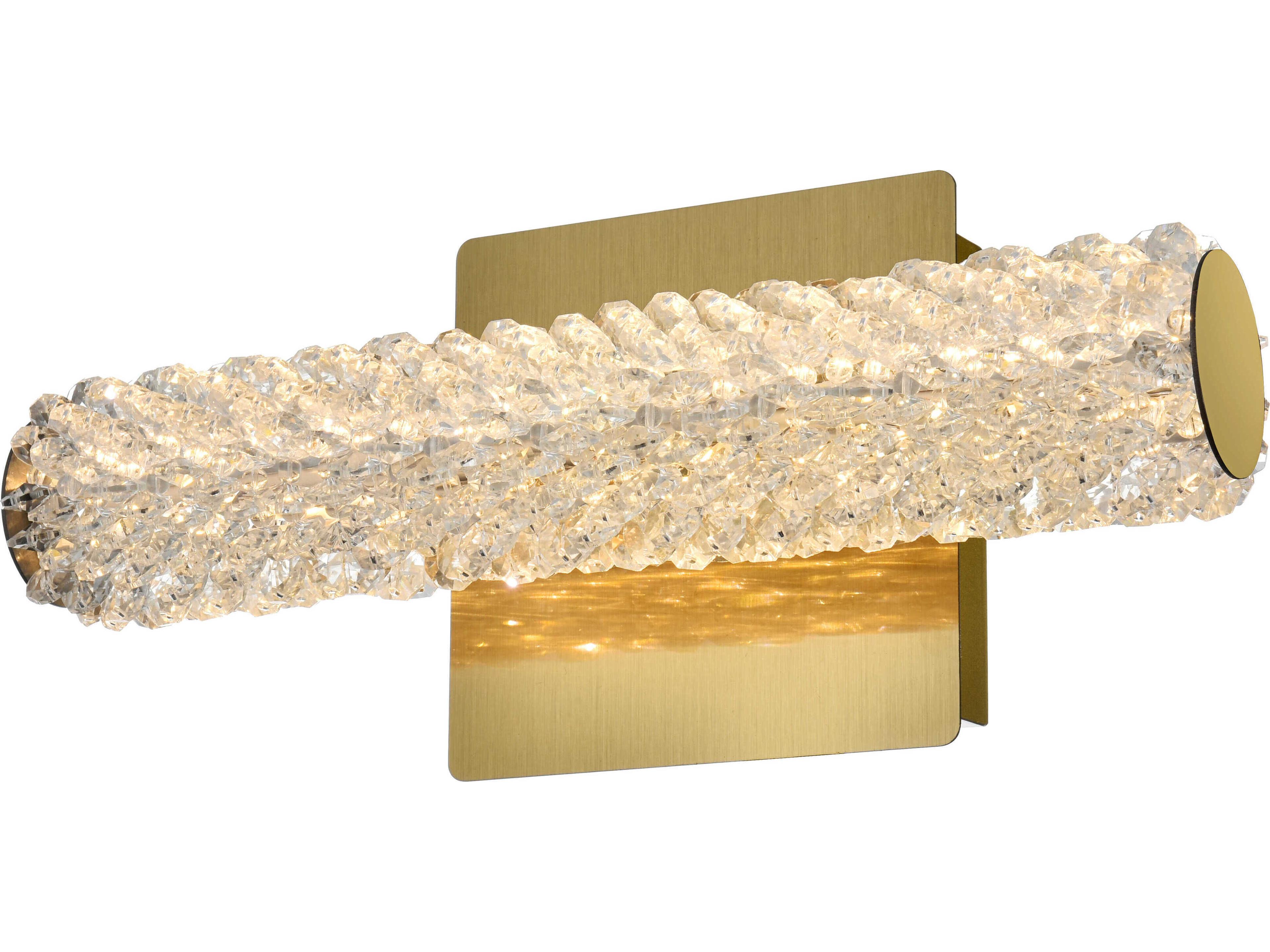 Elegant Lighting Bowen 1-Light Satin Gold Wall Sconce
