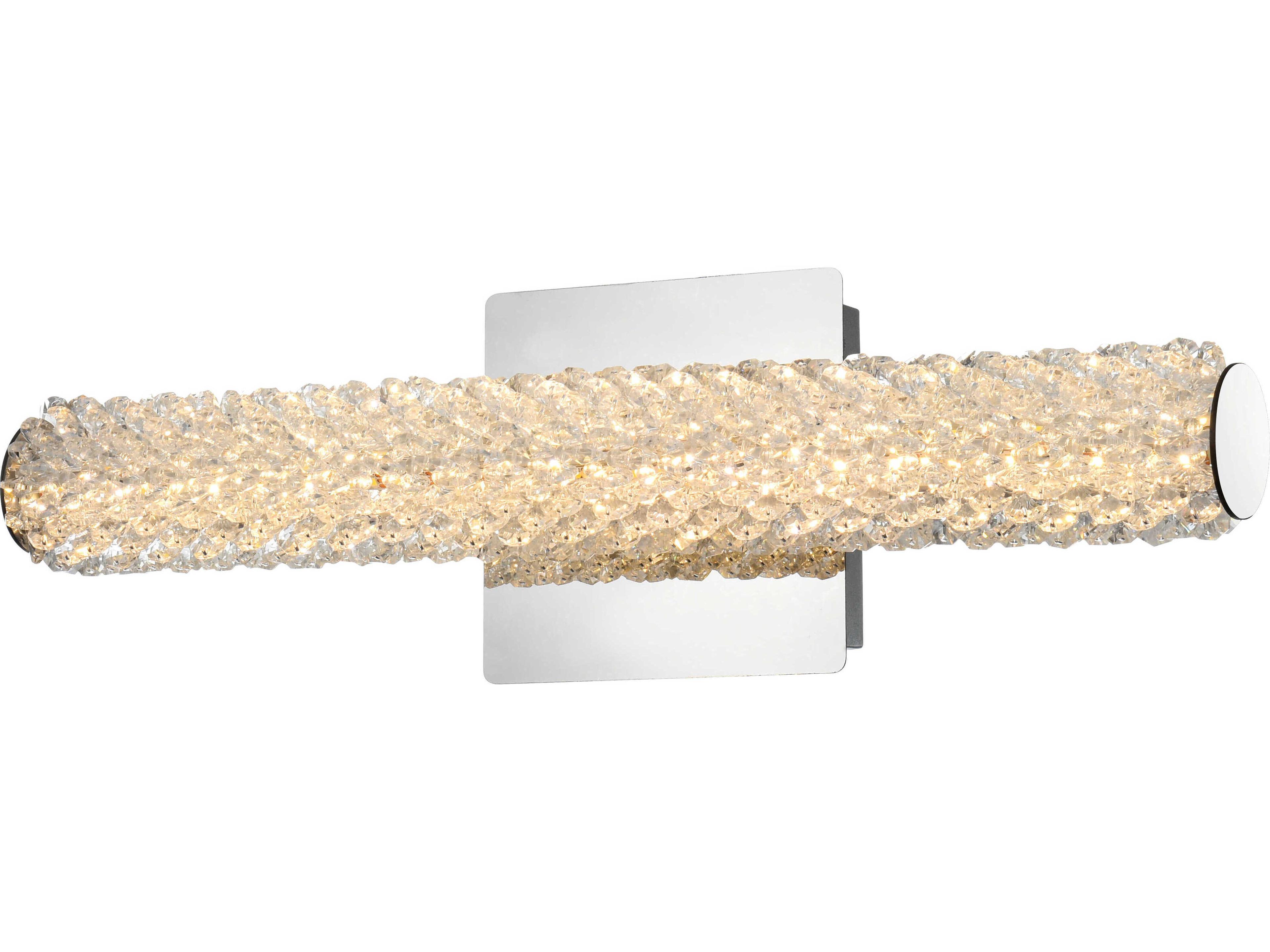 Elegant Lighting Bowen 1-Light Chrome Wall Sconce