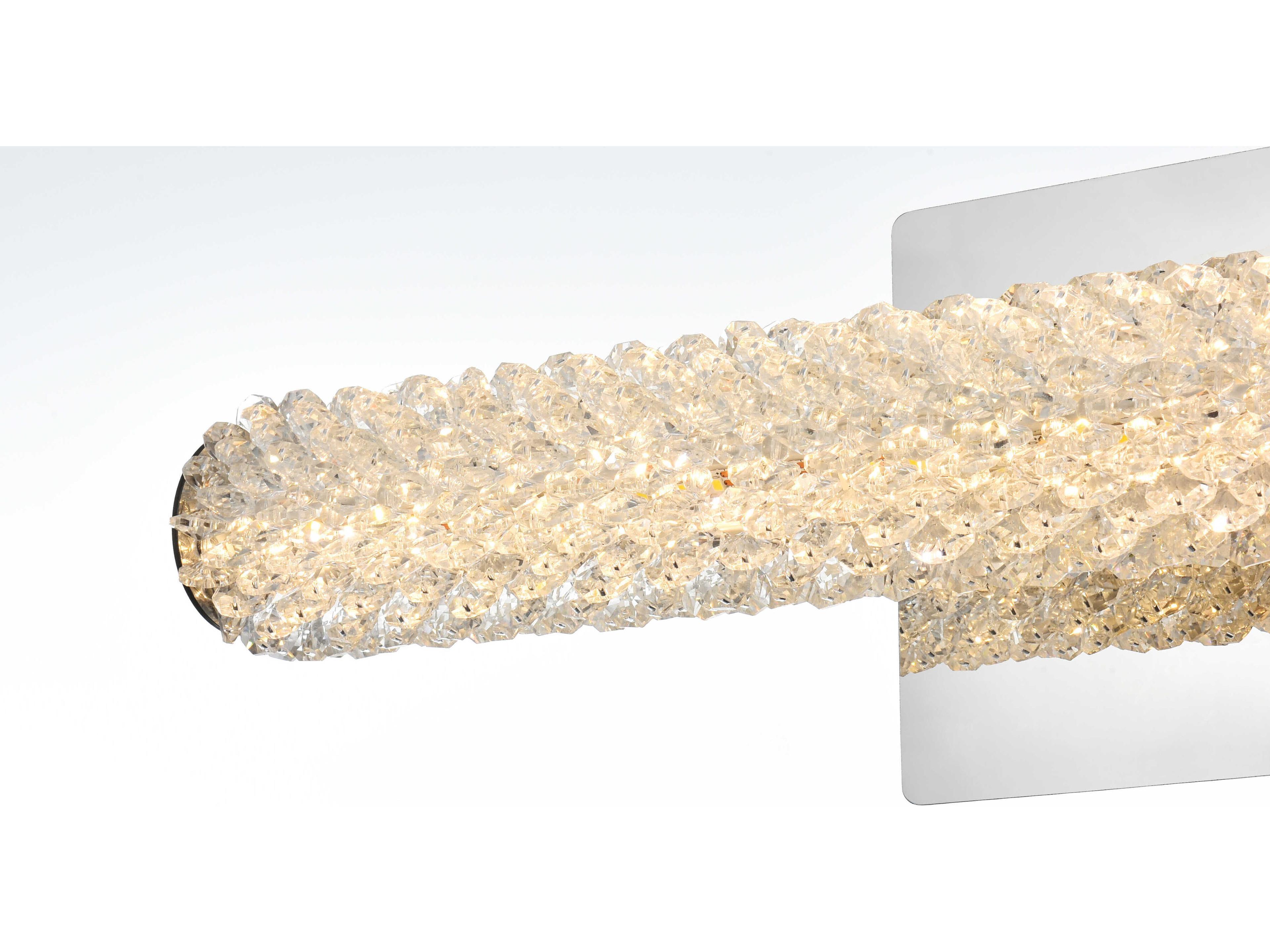 Elegant Lighting Bowen 1-Light Chrome Wall Sconce