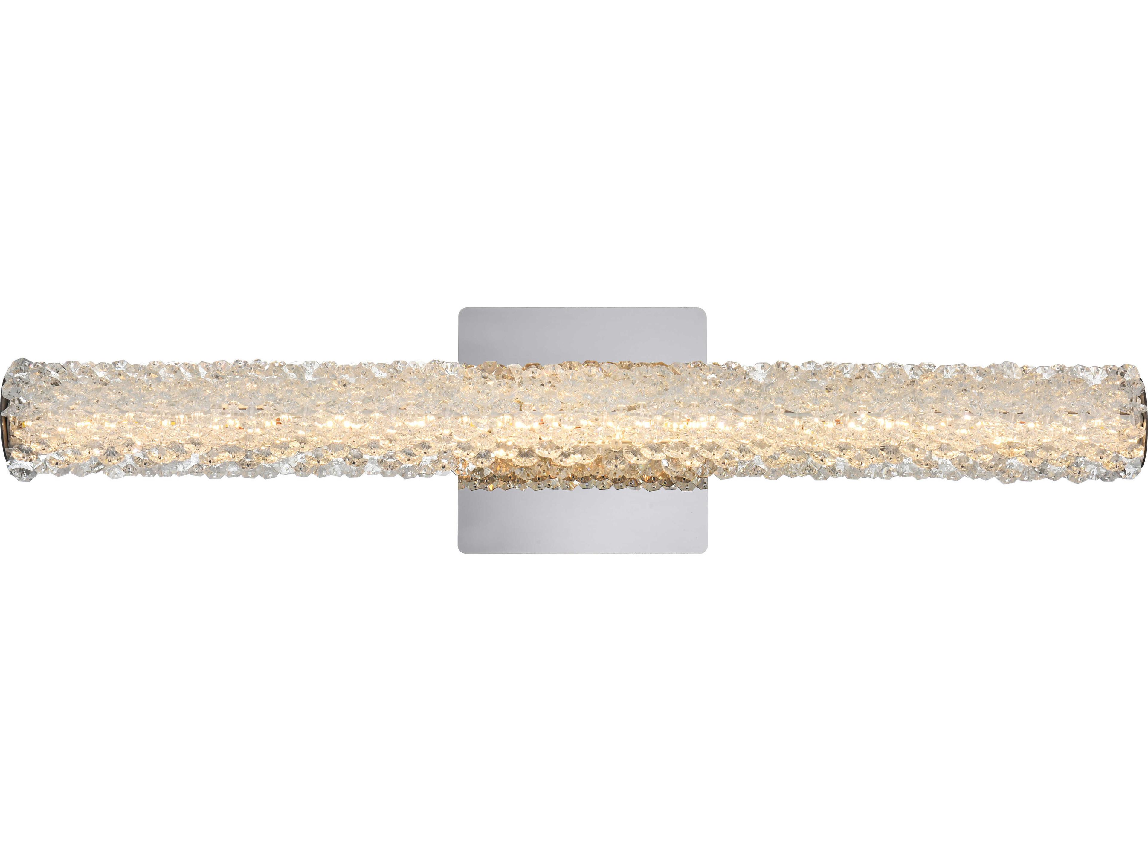 Elegant Lighting Bowen 1-Light Chrome Wall Sconce