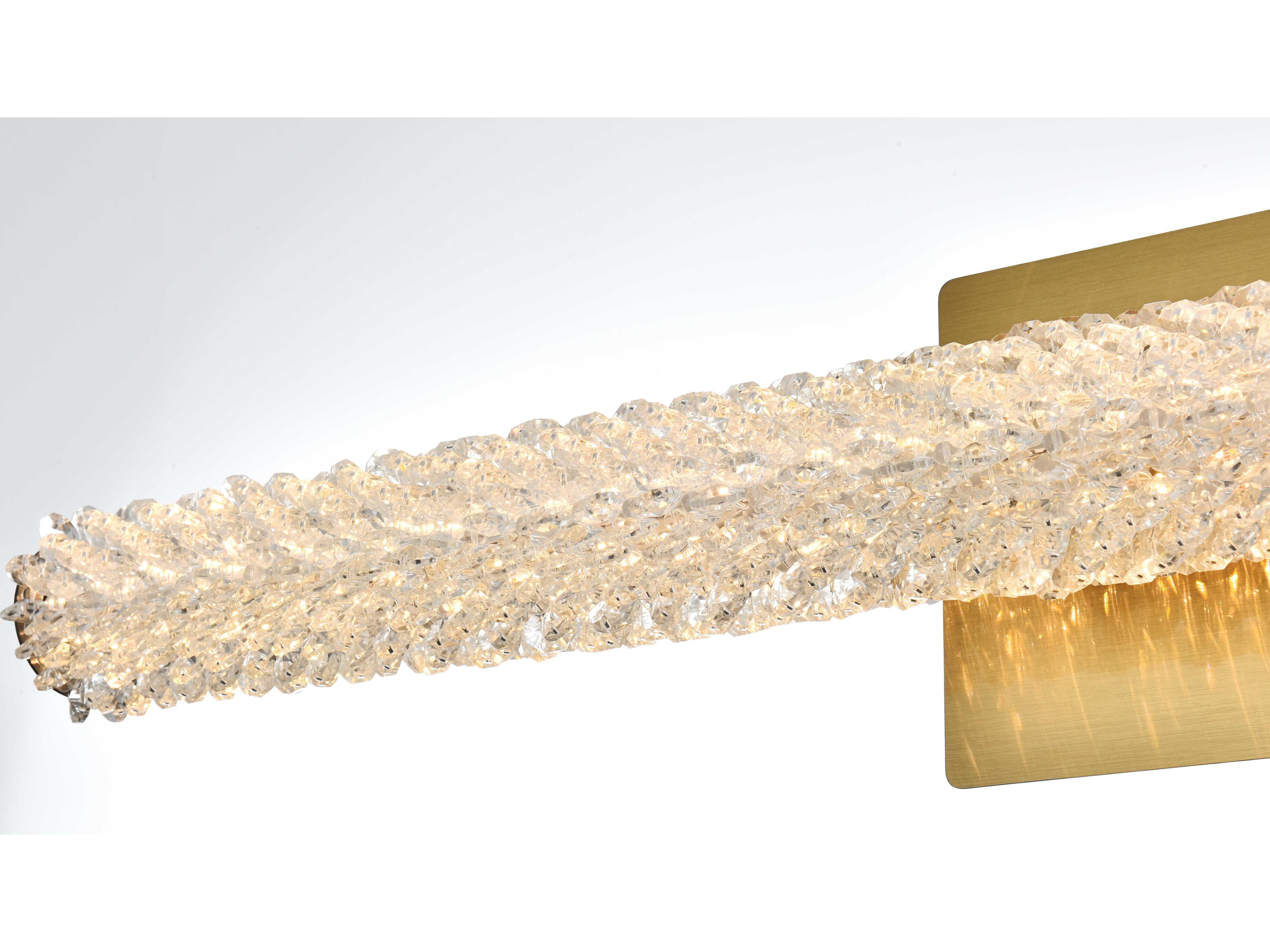 Elegant Lighting Bowen 1-Light Satin Gold Wall Sconce