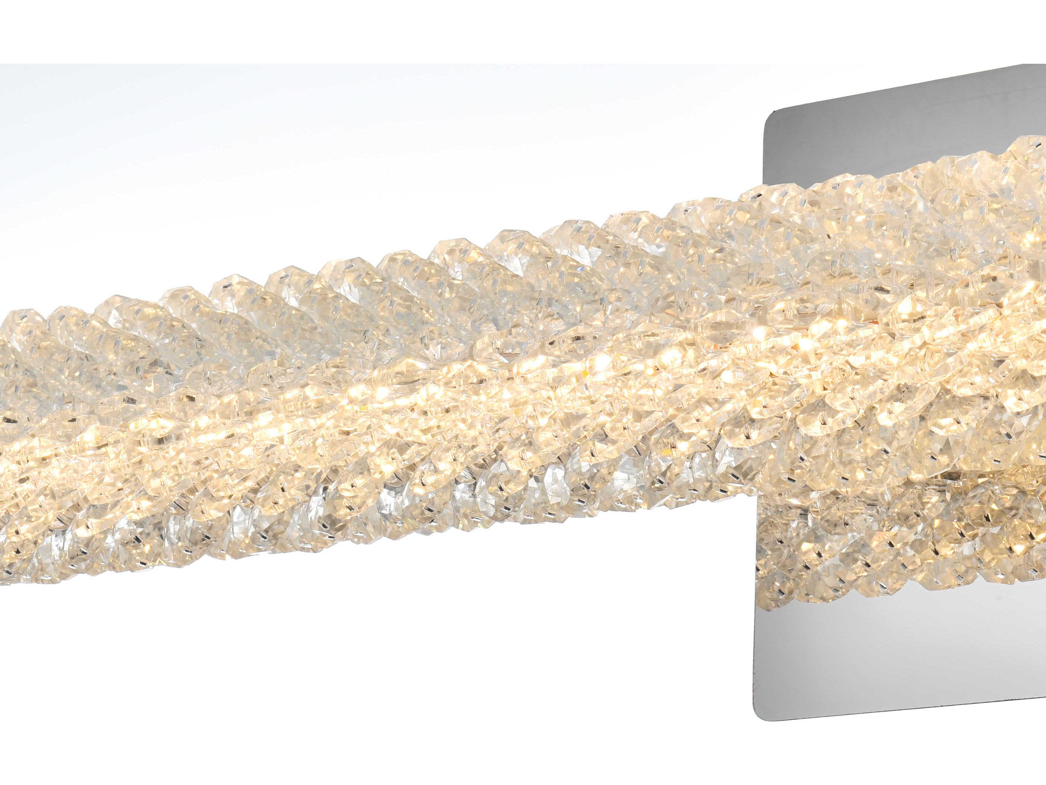 Elegant Lighting Bowen 1-Light Chrome Wall Sconce