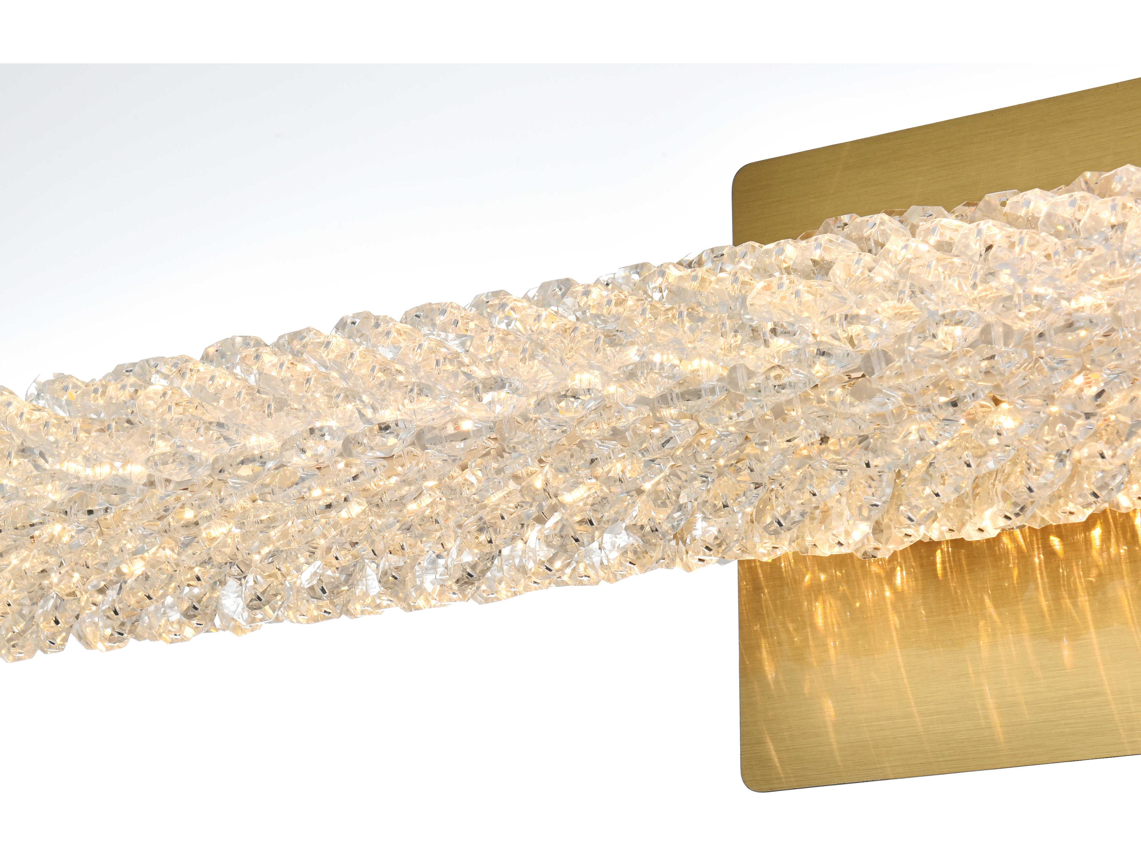 Elegant Lighting Bowen 1-Light Satin Gold Wall Sconce