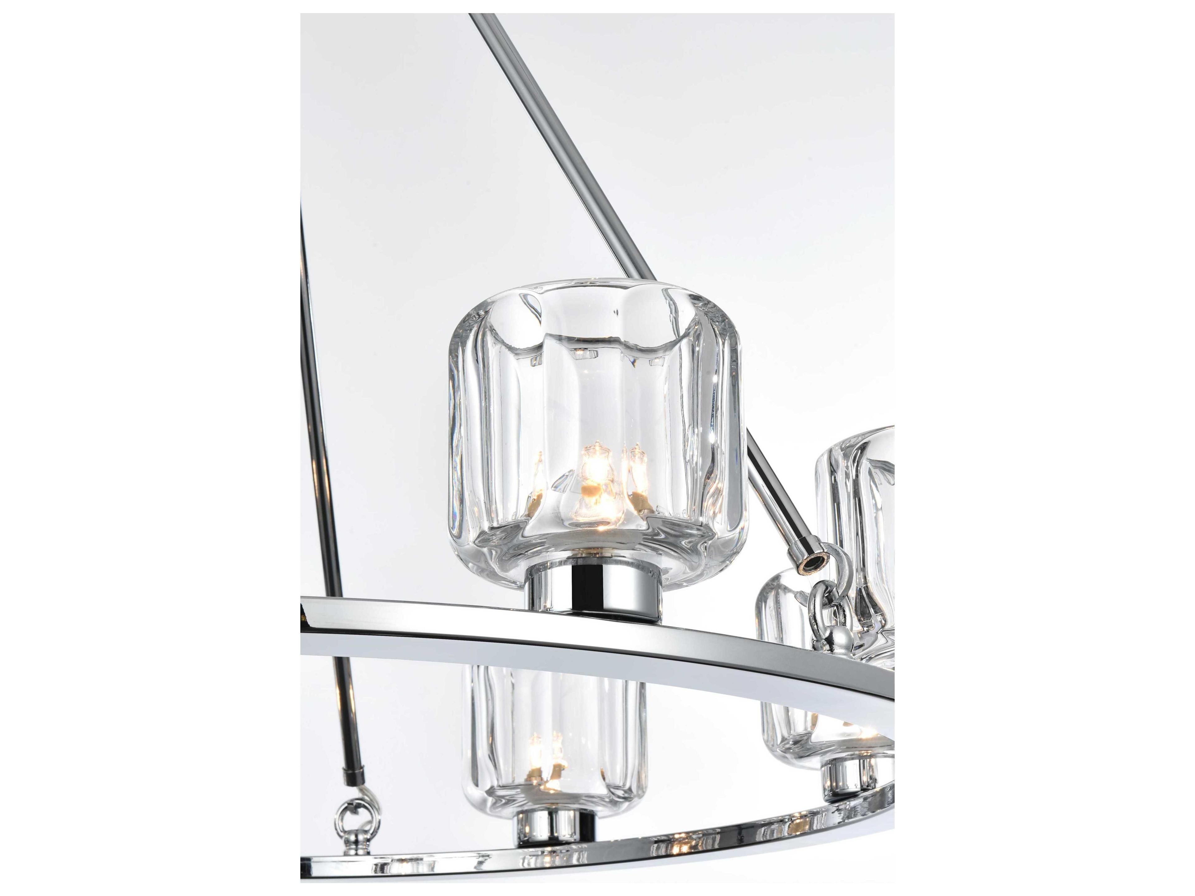 Elegant Lighting Cadence 9-Light Chrome Chandelier