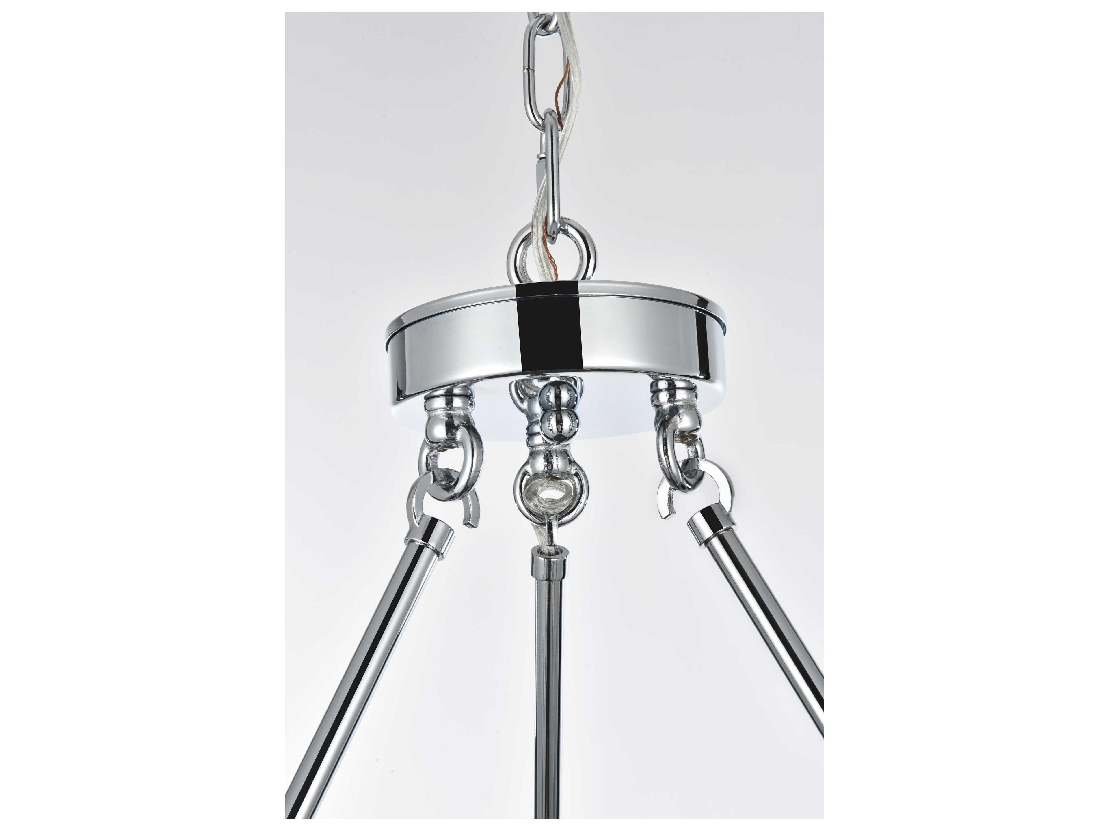 Elegant Lighting Cadence 9-Light Chrome Chandelier