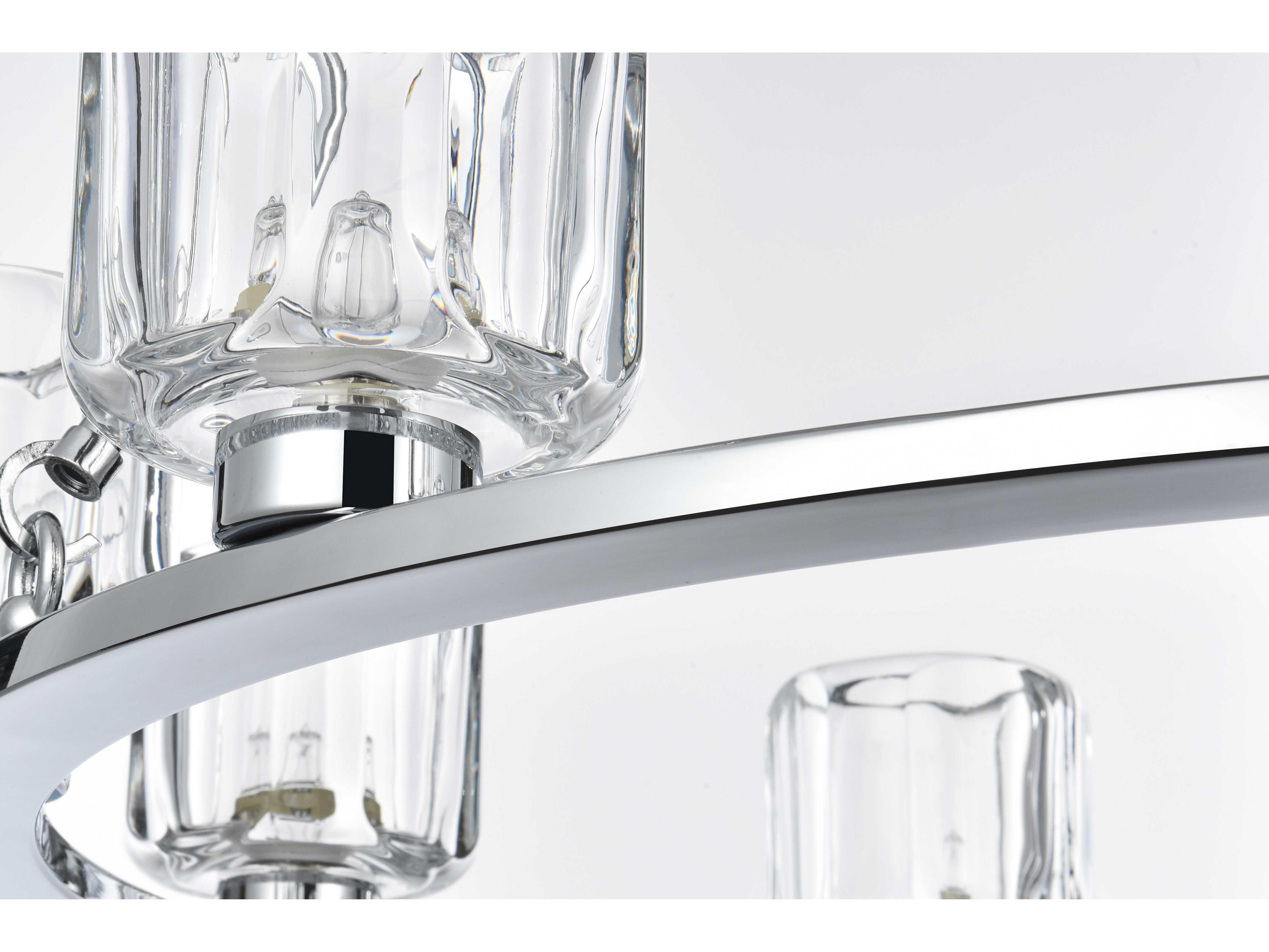Elegant Lighting Cadence 9-Light Chrome Chandelier