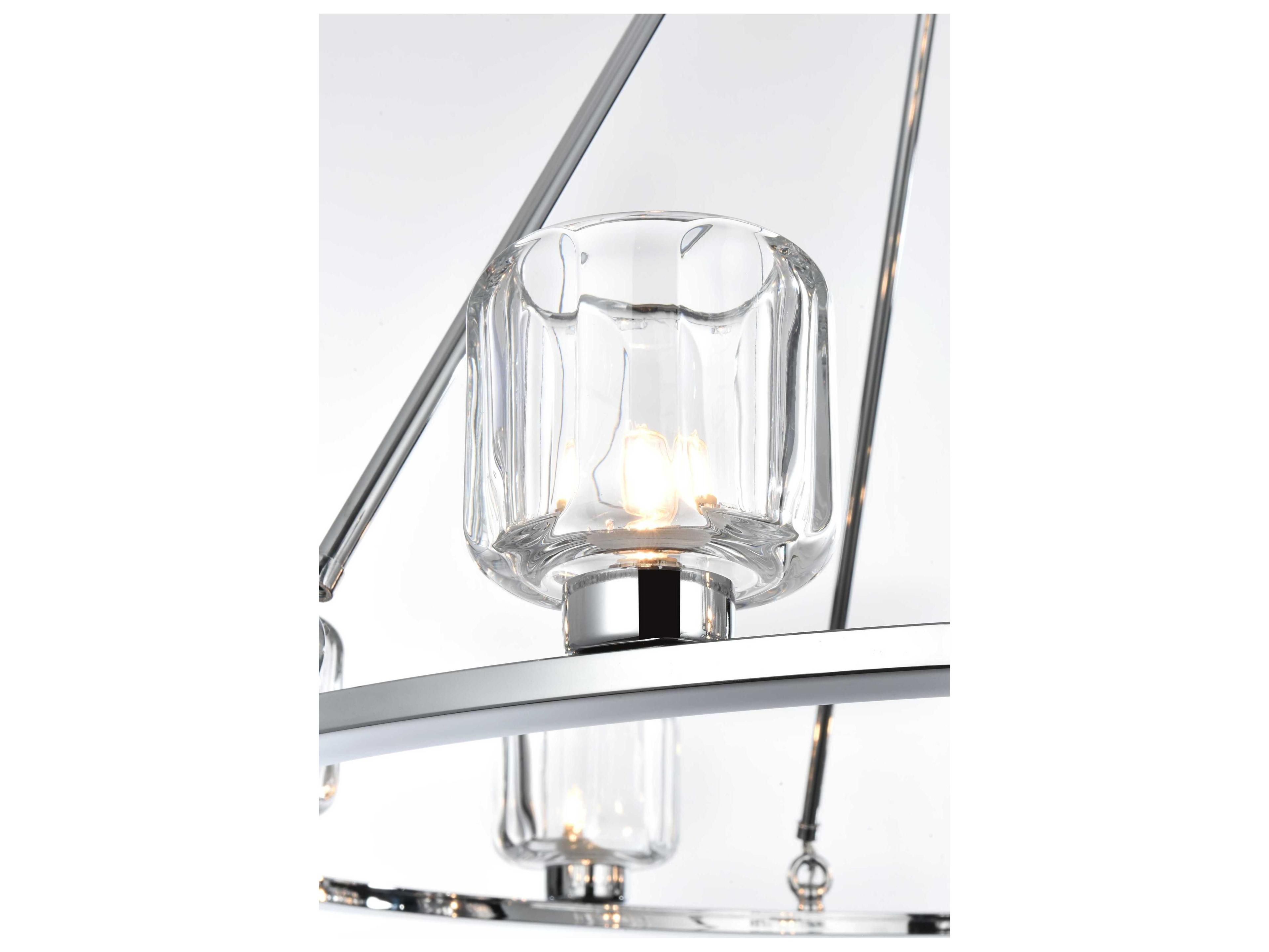 Elegant Lighting Cadence 9-Light Chrome Chandelier