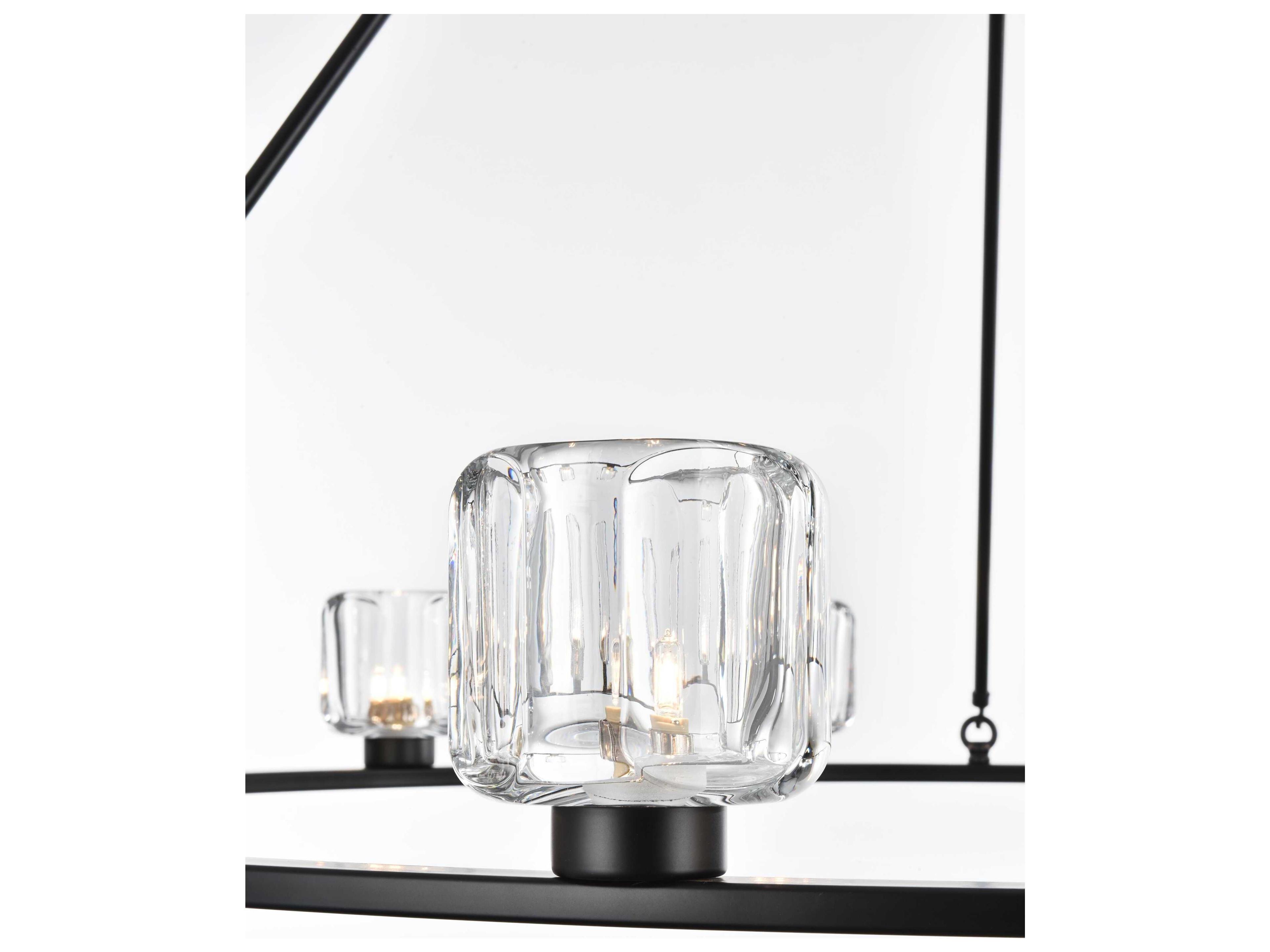 Elegant Lighting Cadence 12-Light Black Chandelier