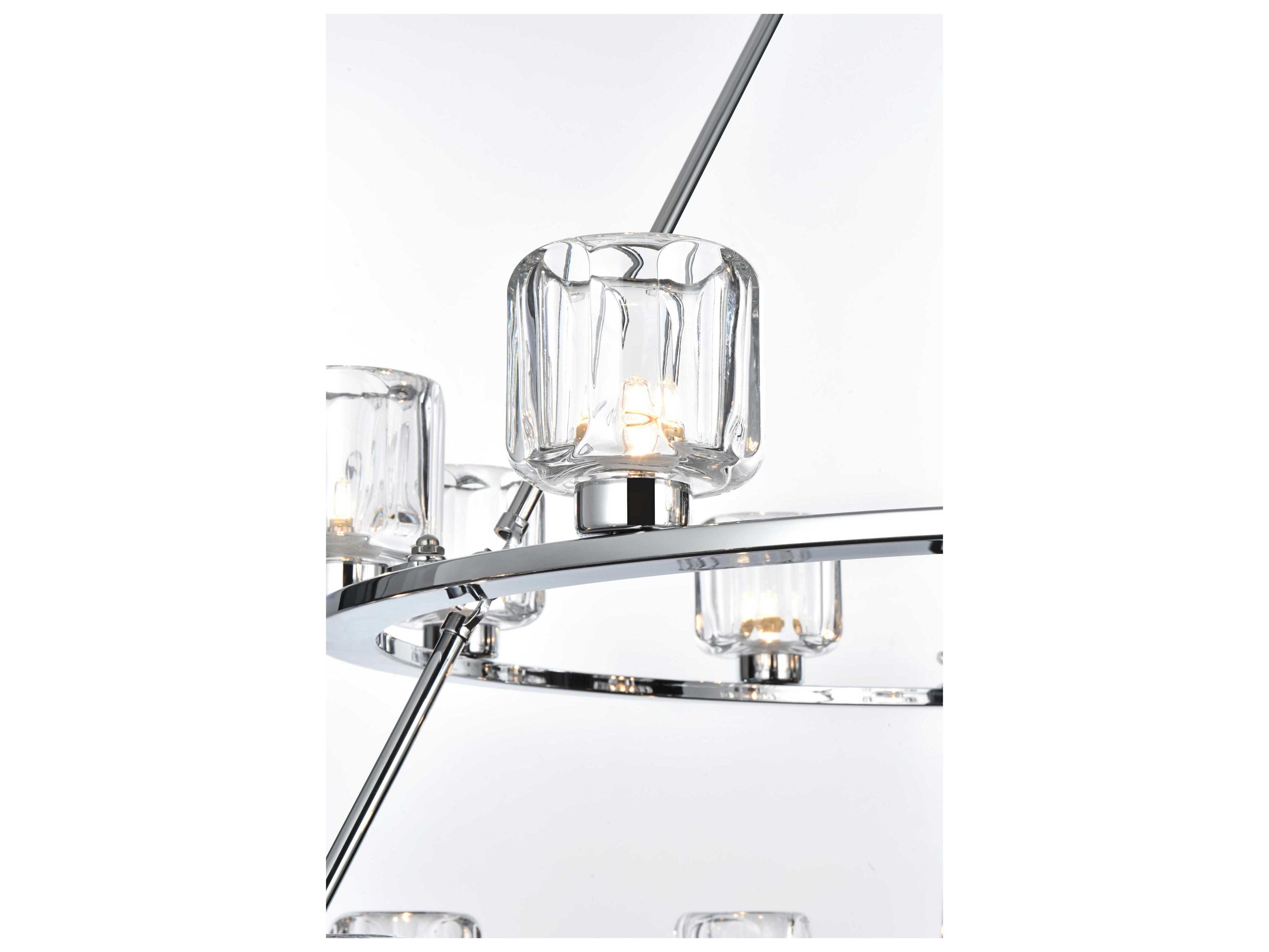Elegant Lighting Cadence 27-Light Chrome Tiered Chandelier