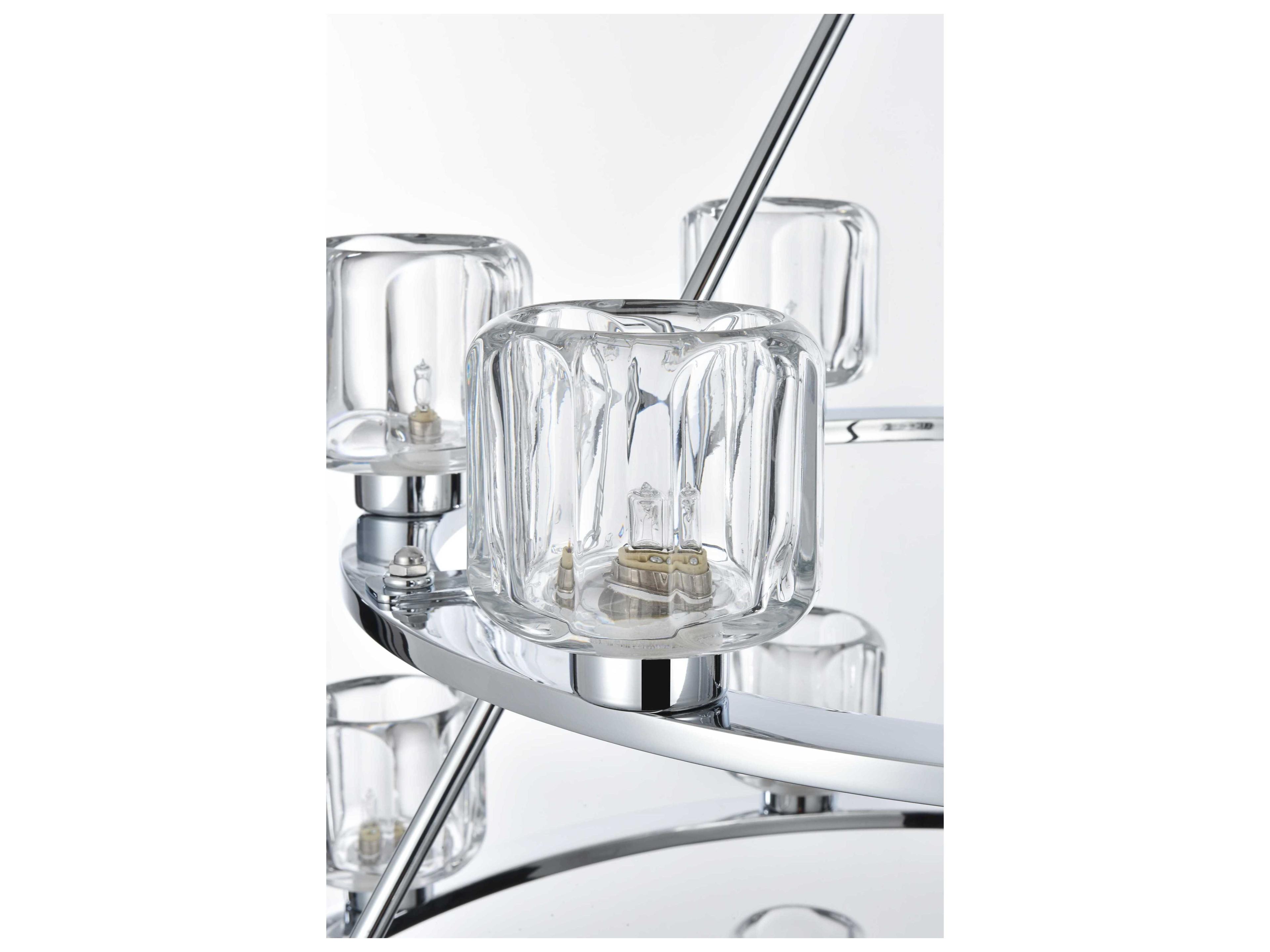 Elegant Lighting Cadence 27-Light Chrome Tiered Chandelier