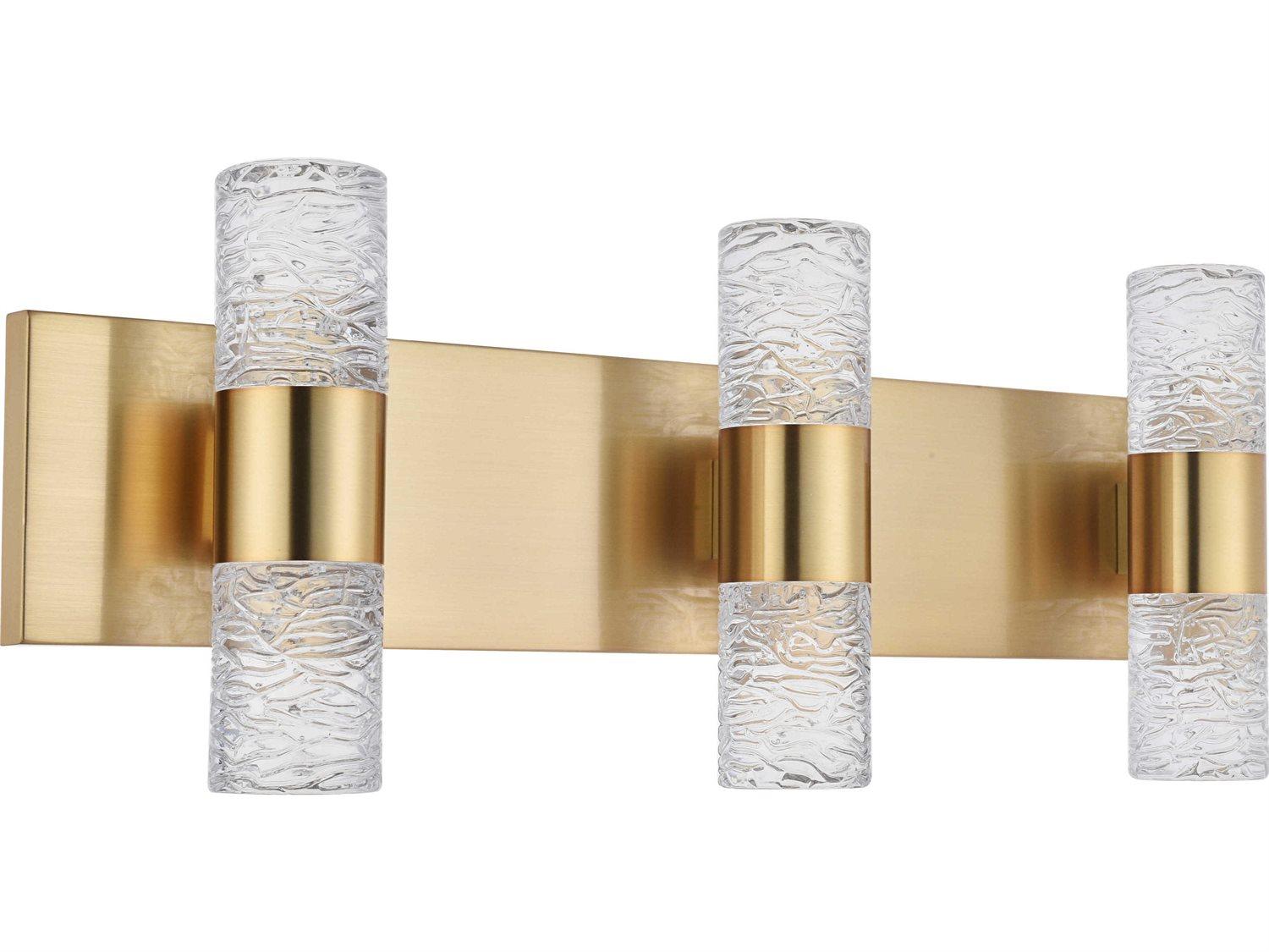 Elegant Lighting Vega 6-Light Chrome Clear Glass LED Vanity Light