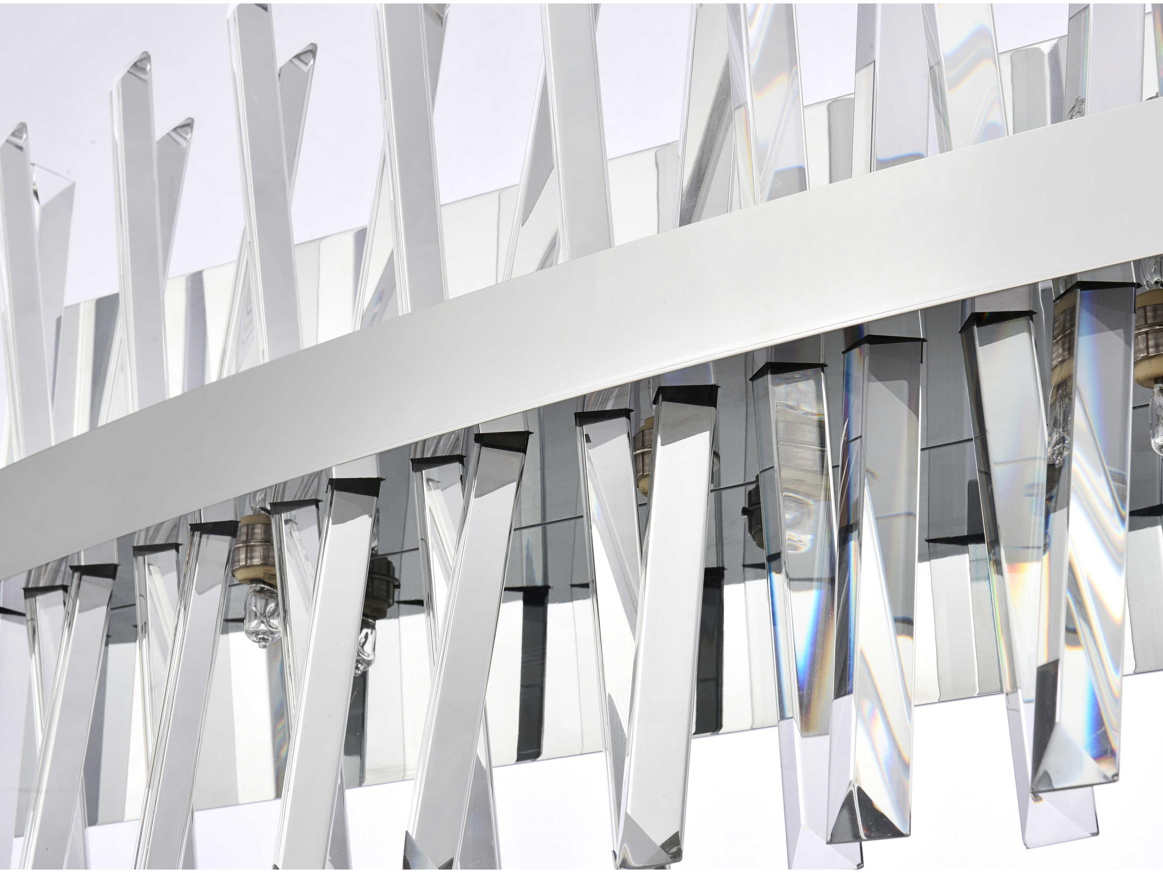 Elegant Lighting Serephina 10-Light Chrome Crystal Vanity Light