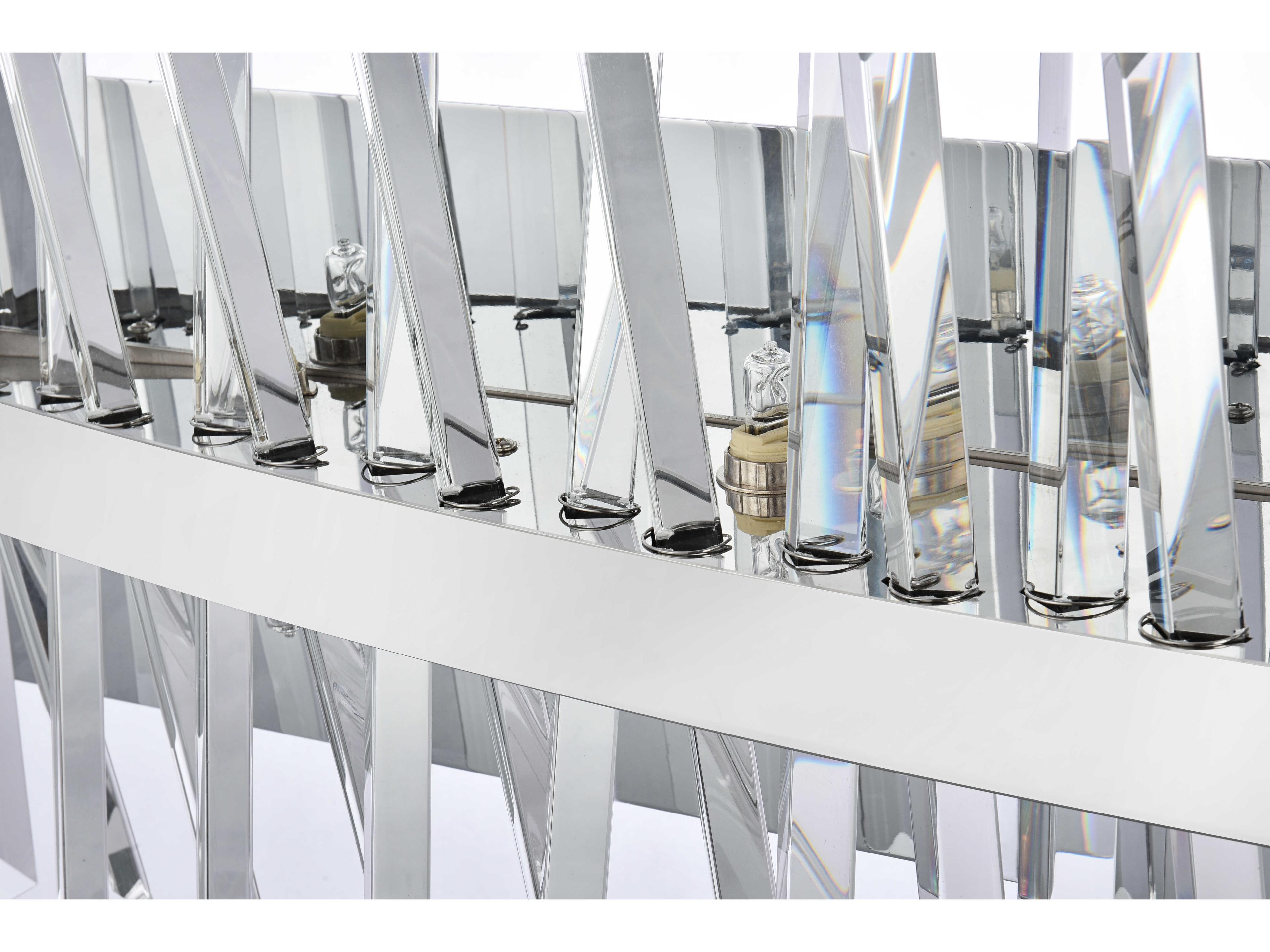 Elegant Lighting Serephina 10-Light Chrome Crystal Vanity Light