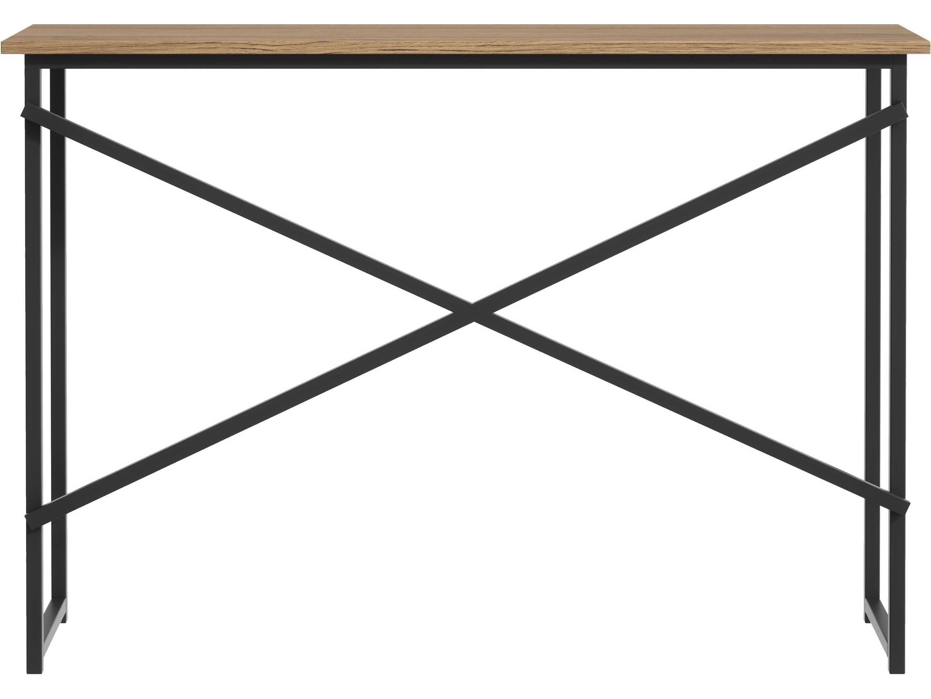 Elegant Lighting Billie Rectangular Natural Driftwood Console Table