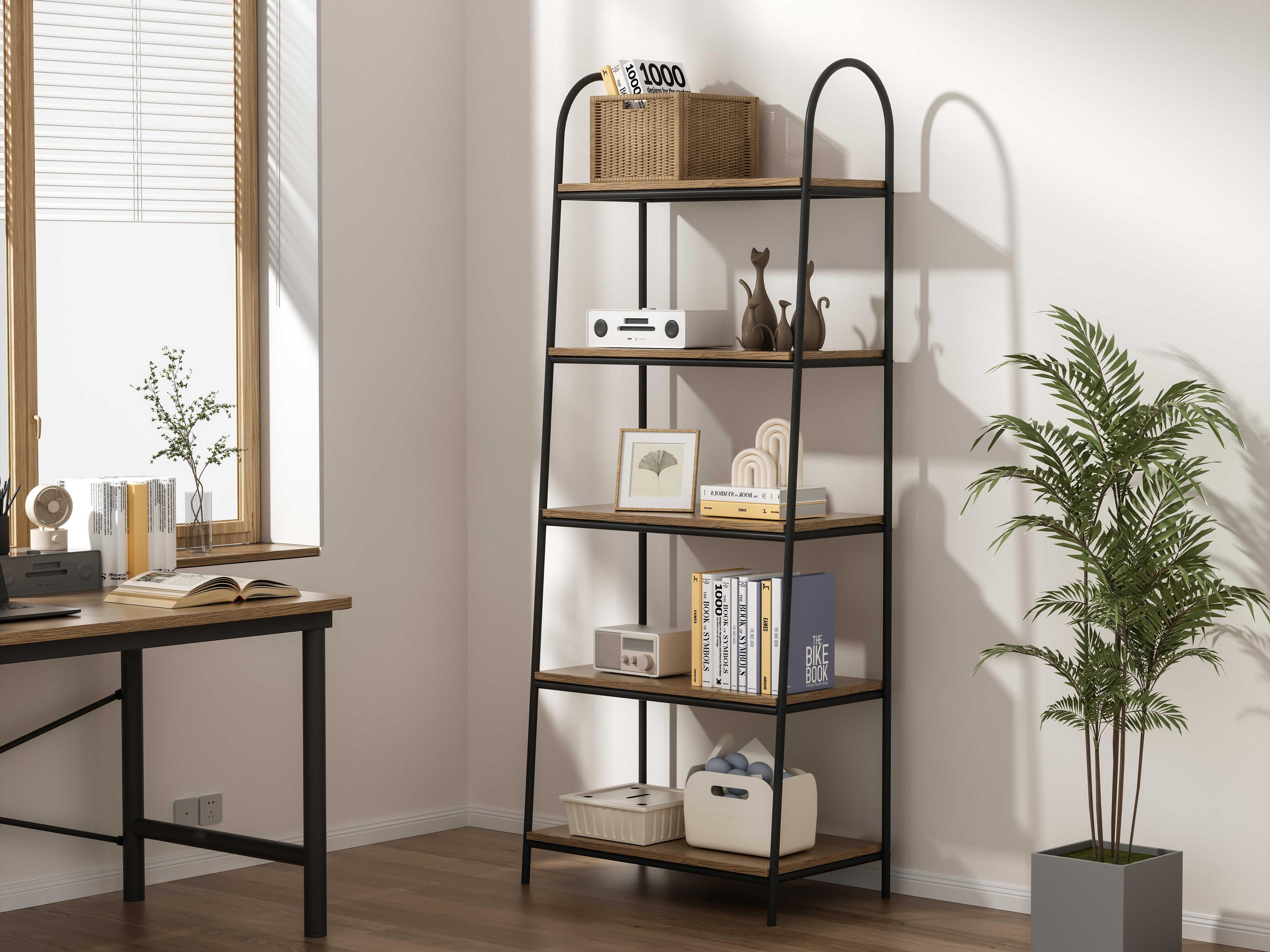 Elegant Lighting Billie Natural Driftwood Etagere