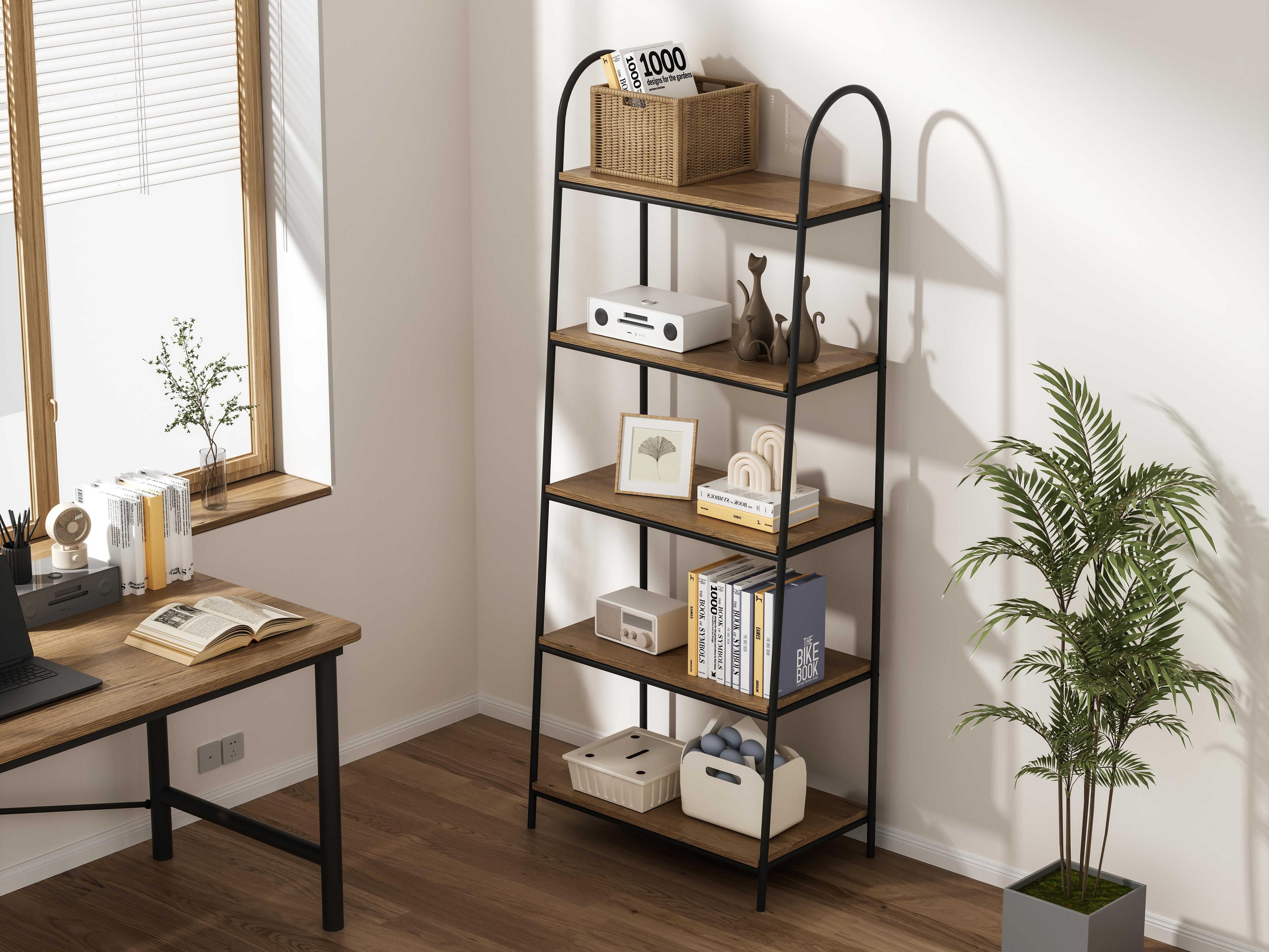 Elegant Lighting Billie Natural Driftwood Etagere