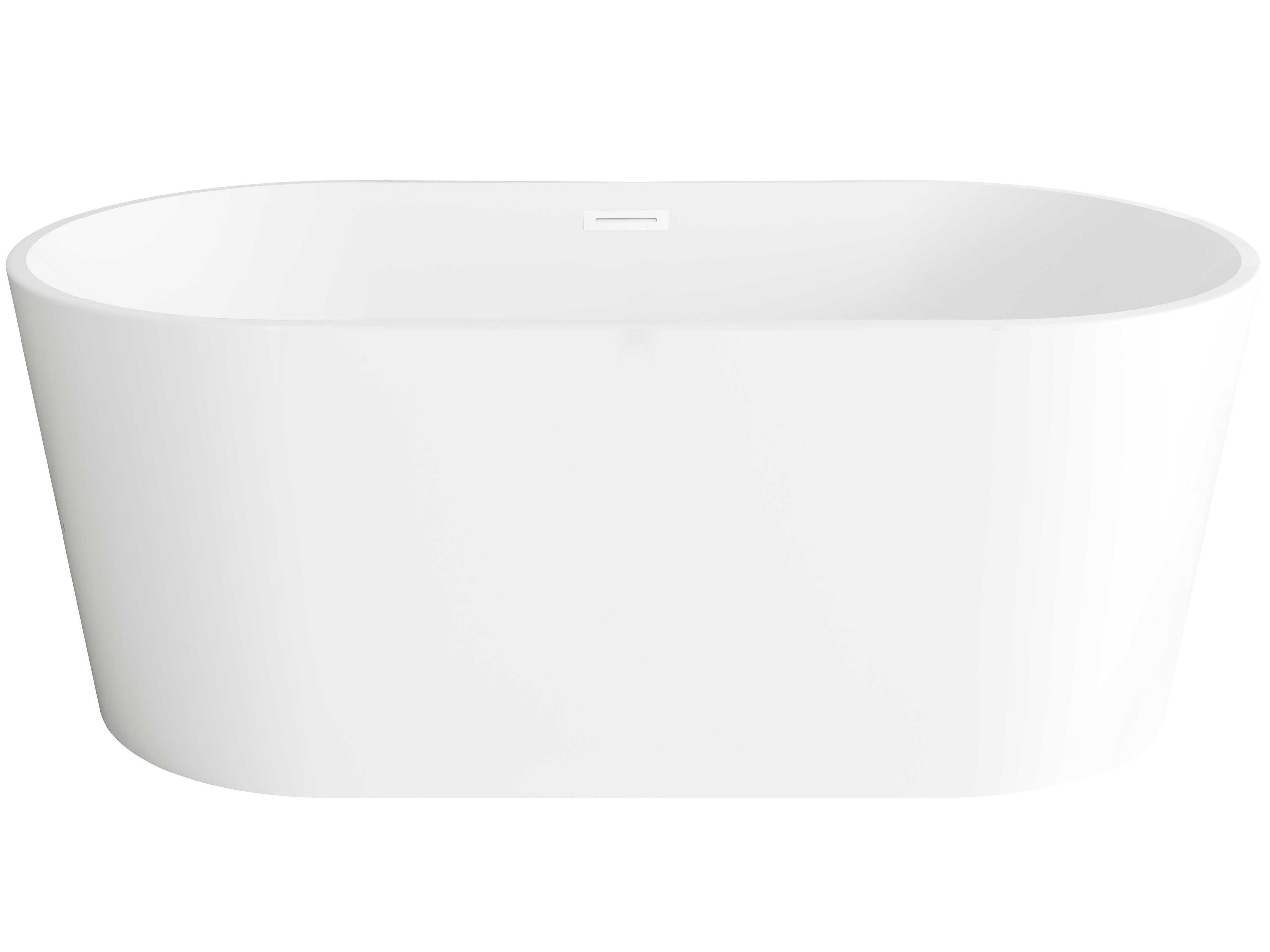 Elegant Lighting Springfield Glossy White Bathtub