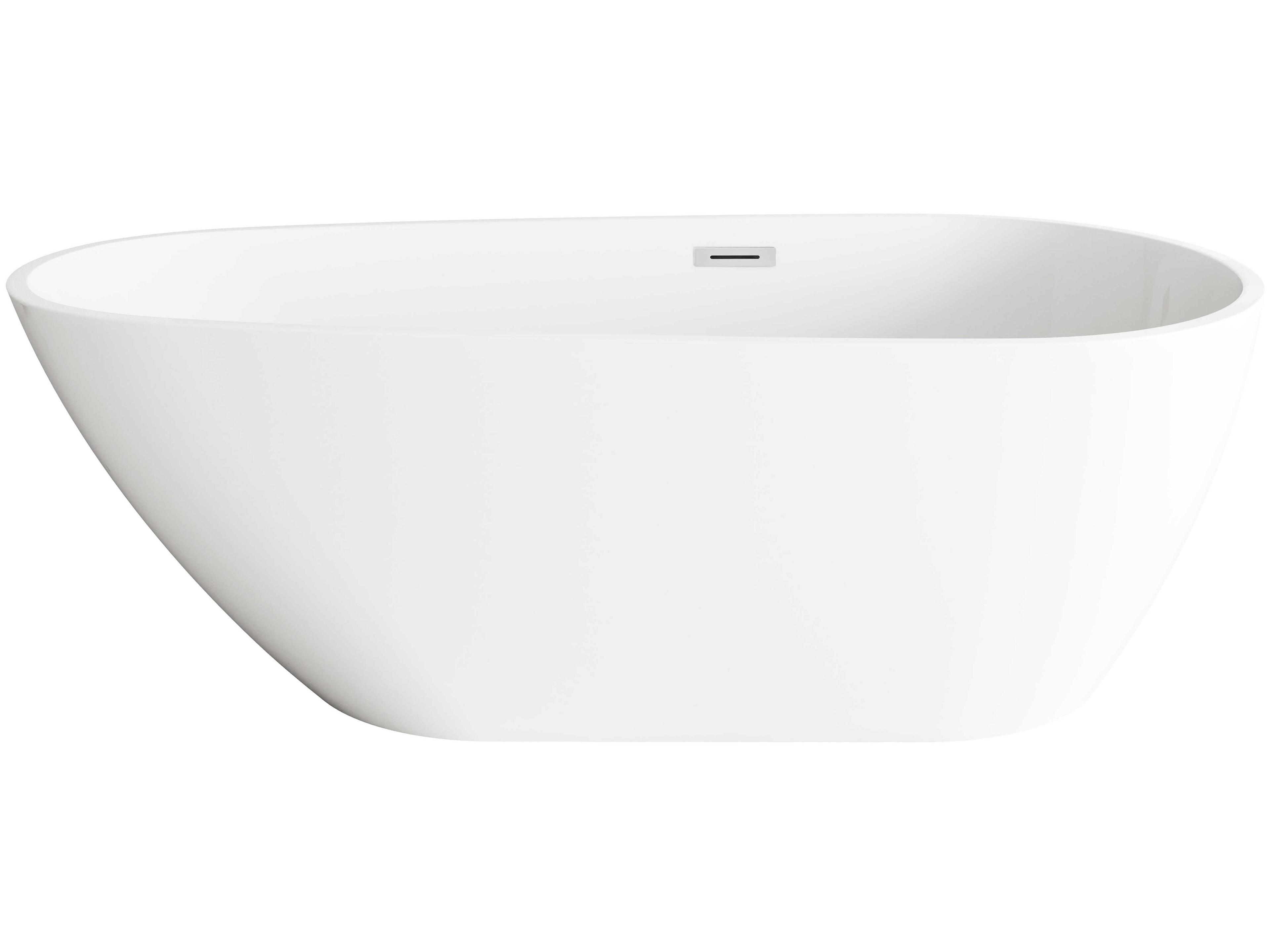 Elegant Lighting Clinton Glossy White Bathtub