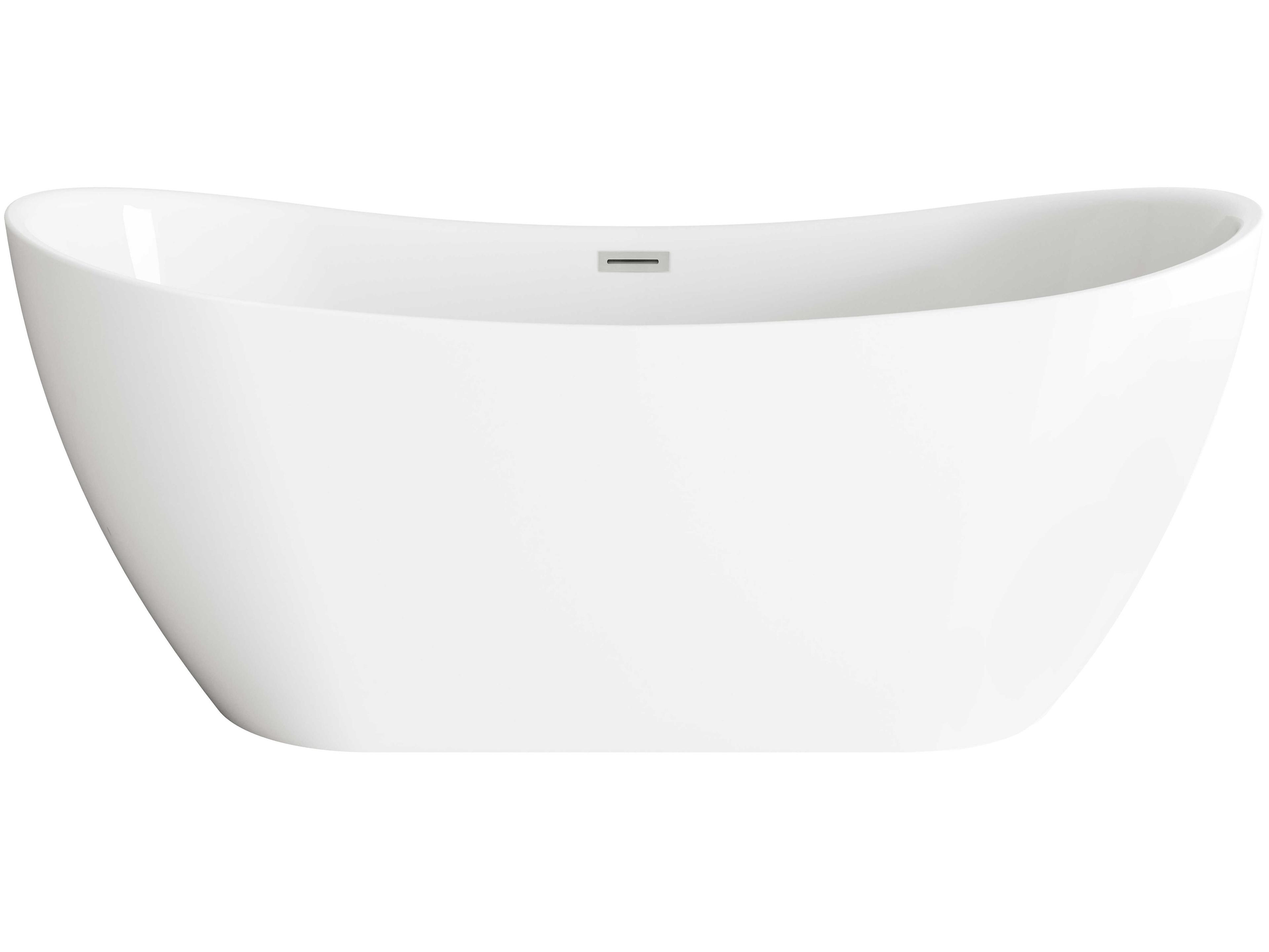 Elegant Lighting Bristol Glossy White Bathtub