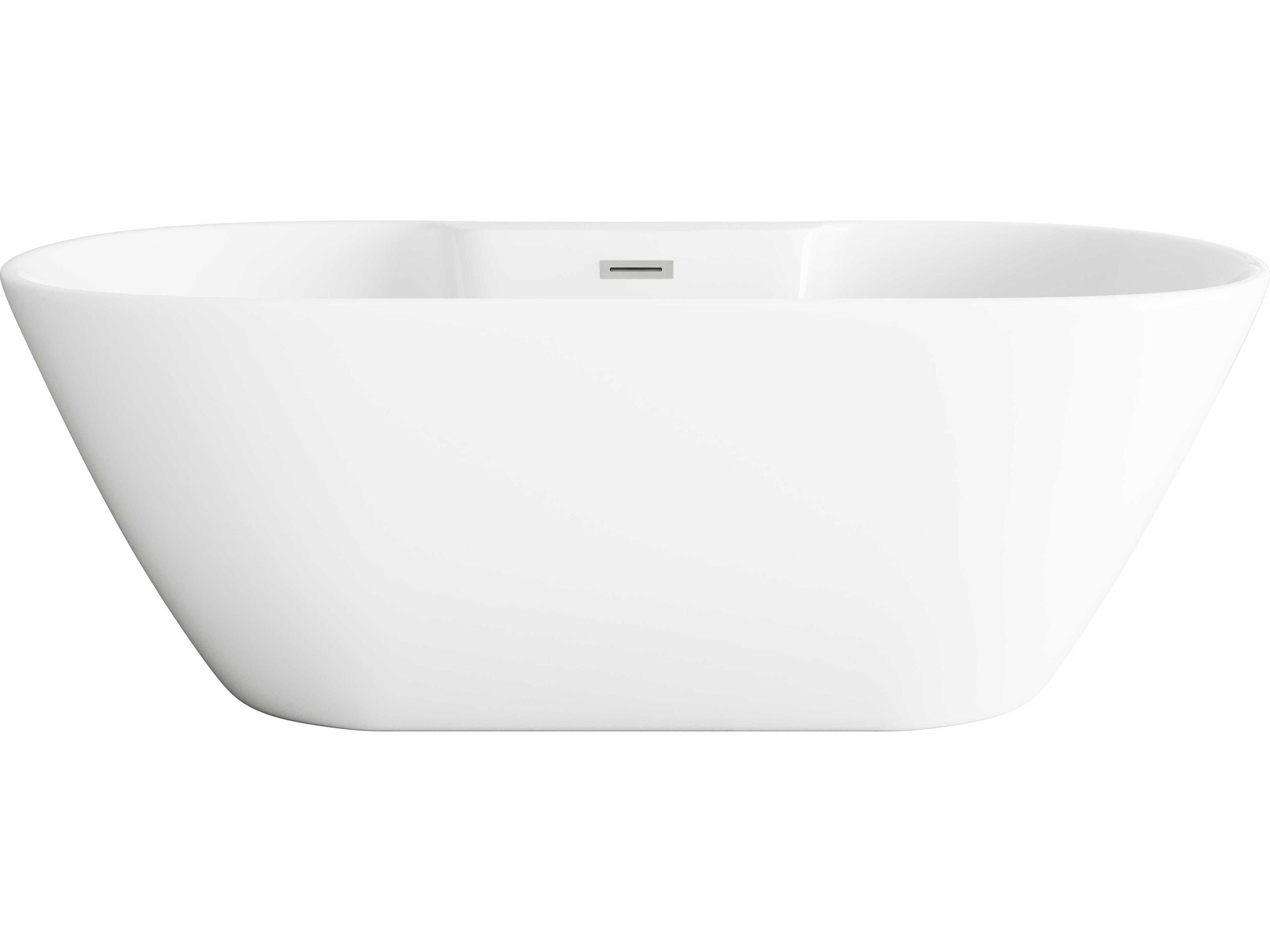 Elegant Lighting Landon Glossy White Bathtub
